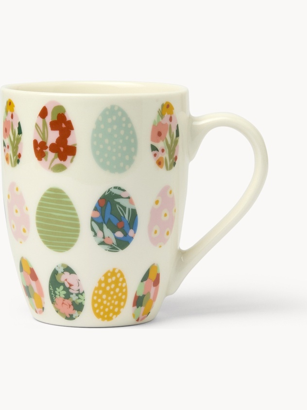 New bone china mug with egg motif
