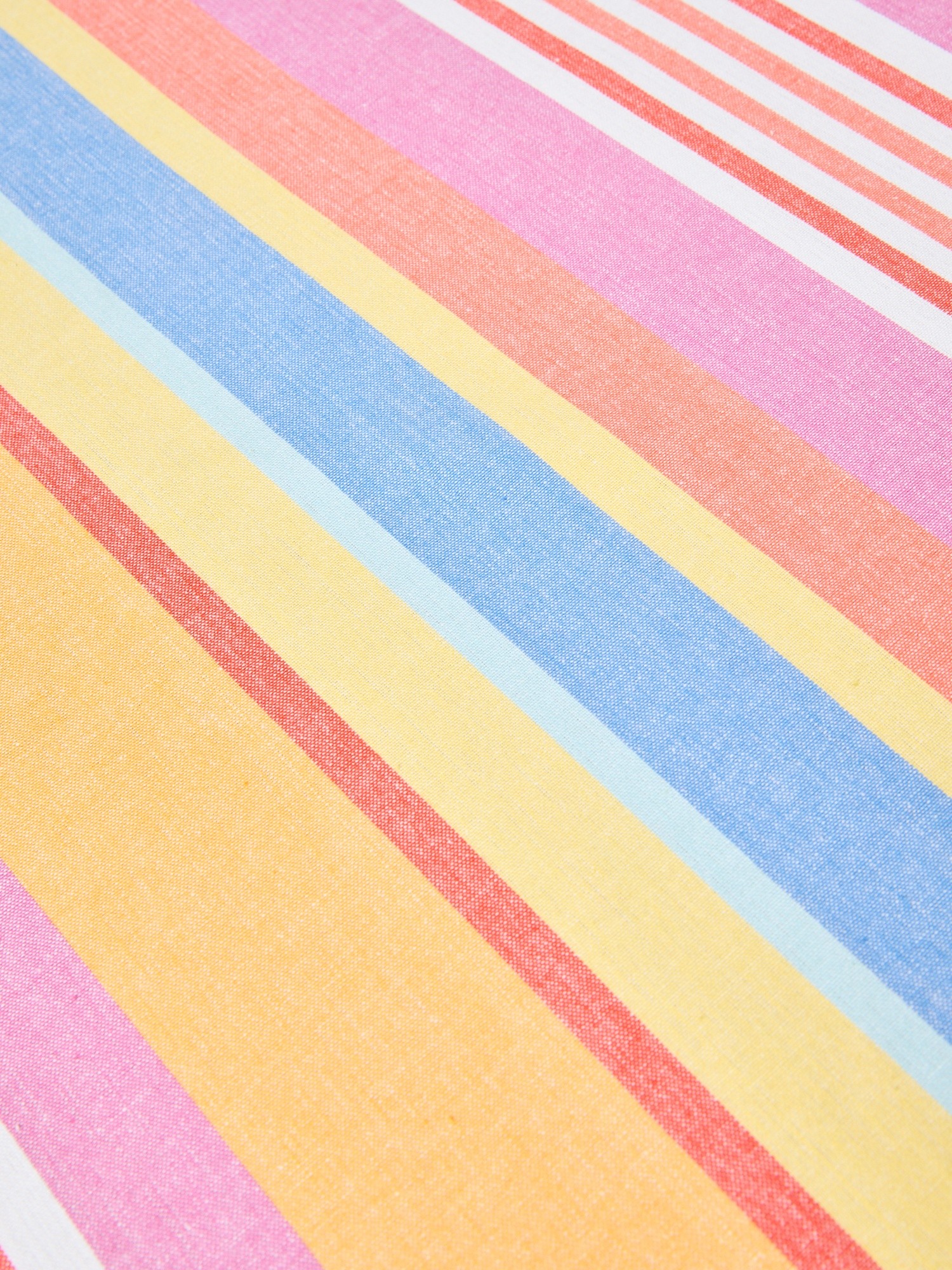 Set of 4 Striped Yarn-Dyed Cotton Napkins - Discounted price, Multicolor, large image number 1