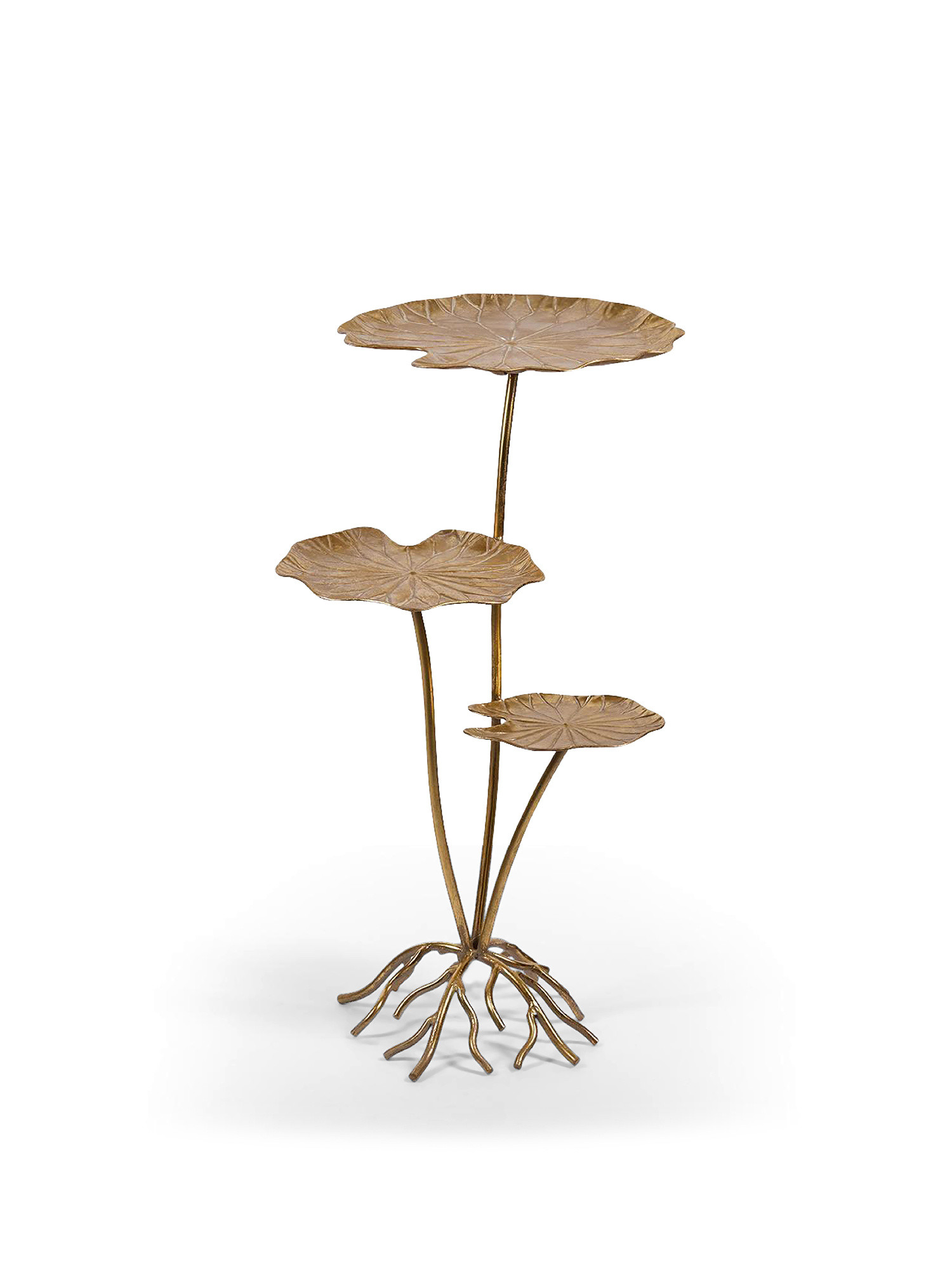 Ninfea metal coffee table, Golden Yellow, large image number 0