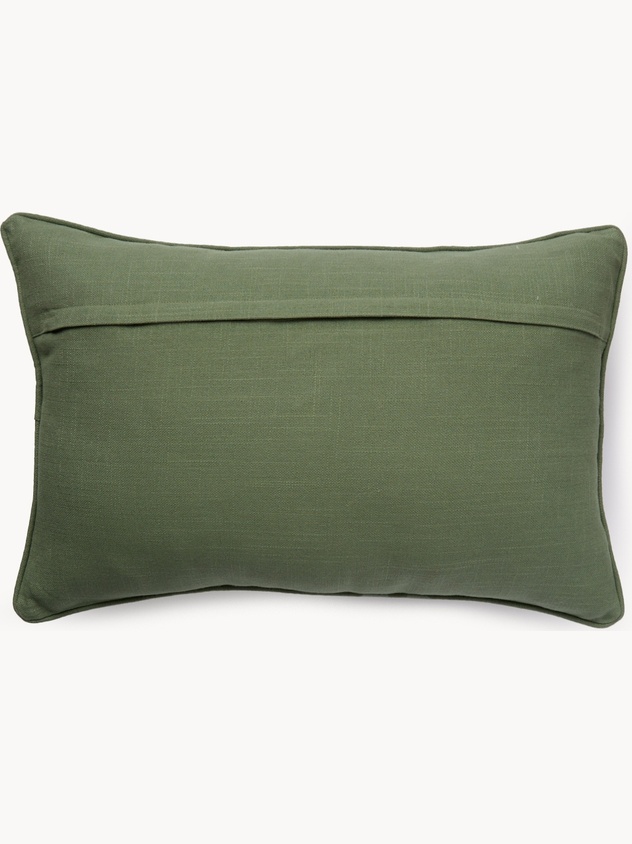 Home embroidered cushion 35x55cm