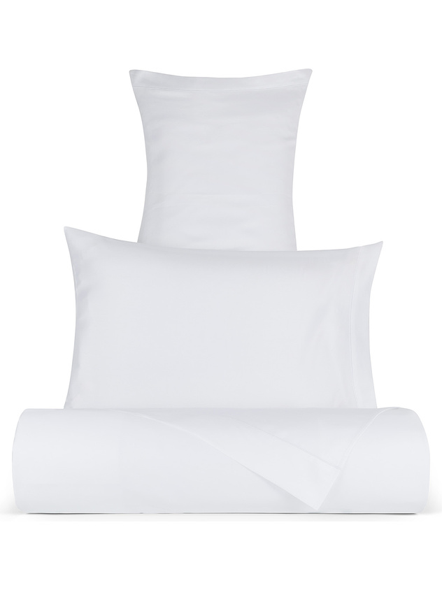 Lenzuolo liscio in raso di cotone egiziano Portofino