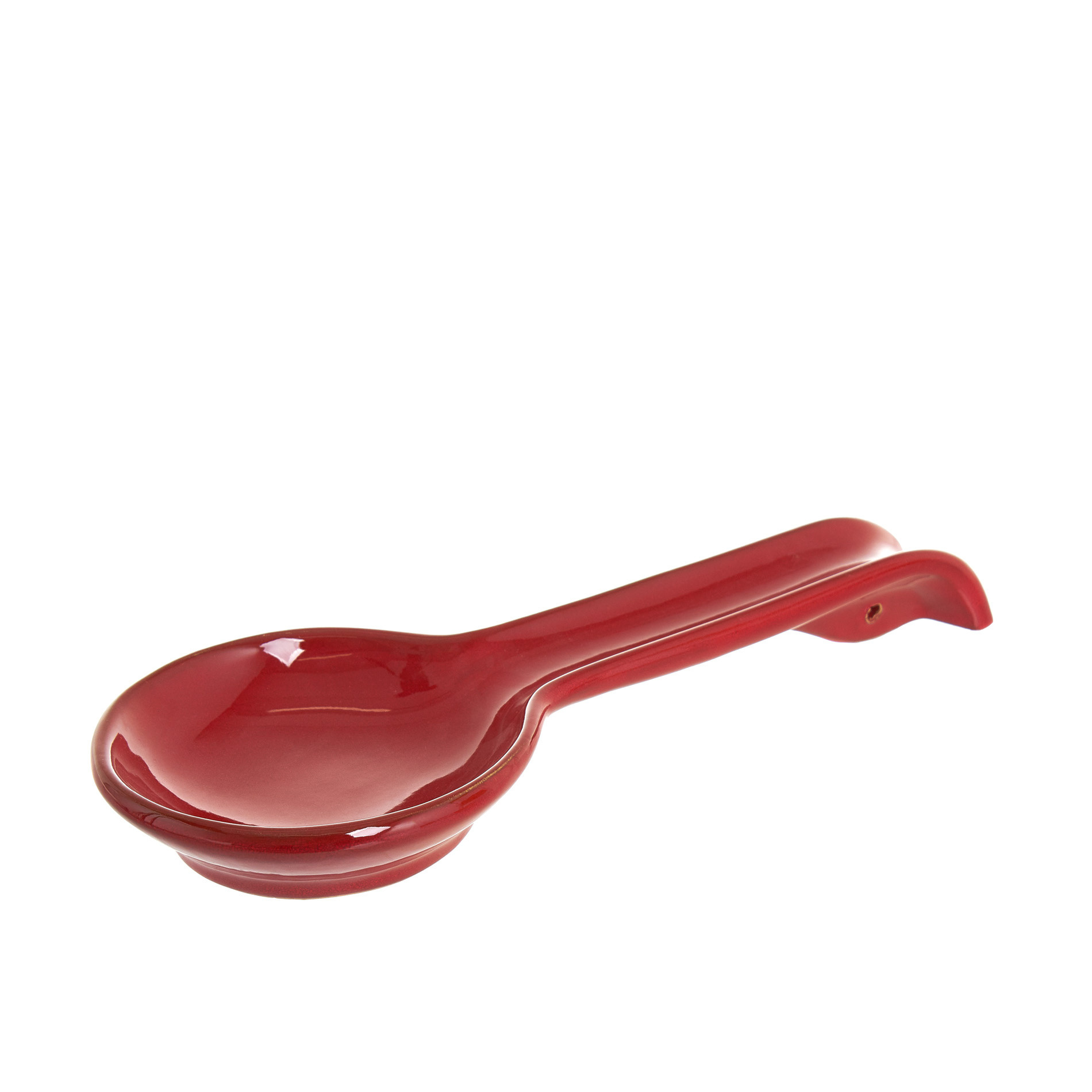 Preta ceramic spoon rest, Red, large image number 0