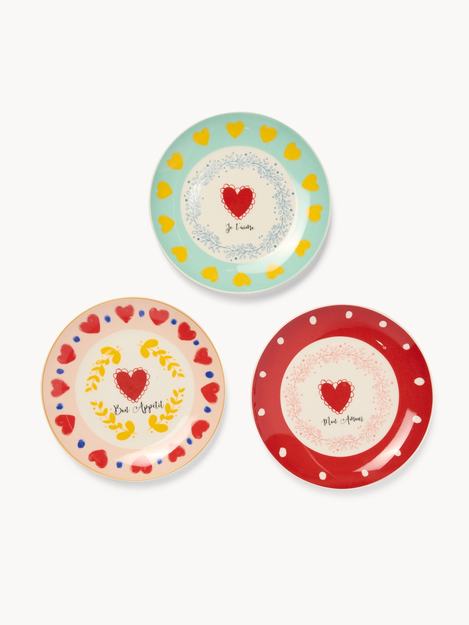 Piattini pane in new bone china Mon Amour - Prezzo di lancio, Multicolor, large image number 0