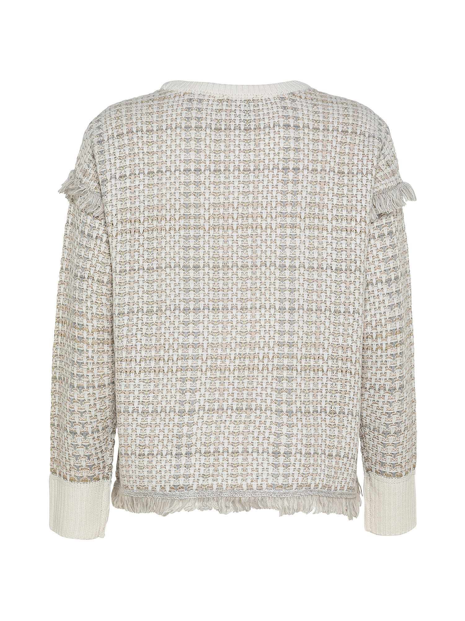 Sweater with lurex, Light Grey, large image number 1