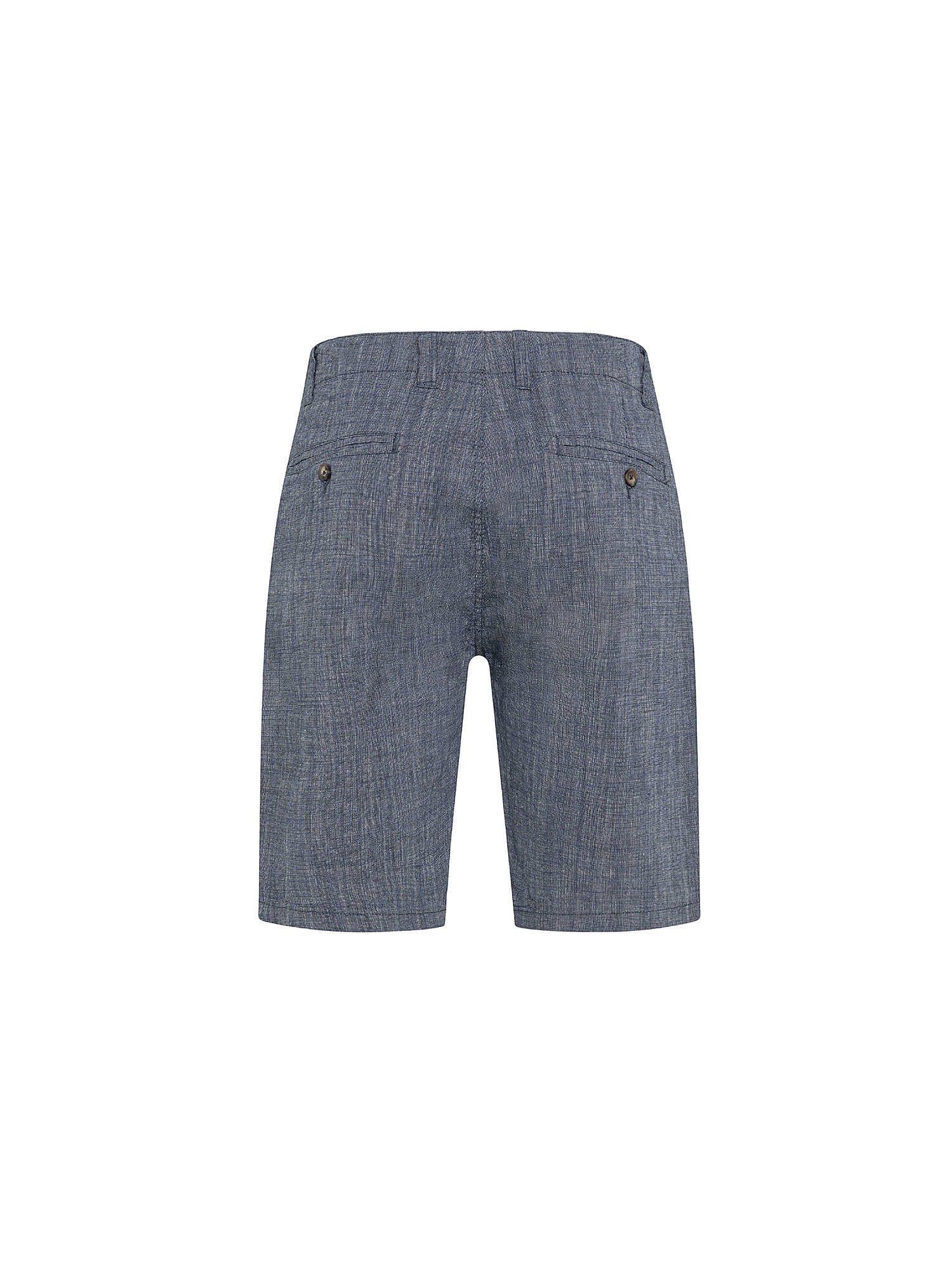 JCT - Chino bermuda in pure cotton, Dark Blue, large image number 1