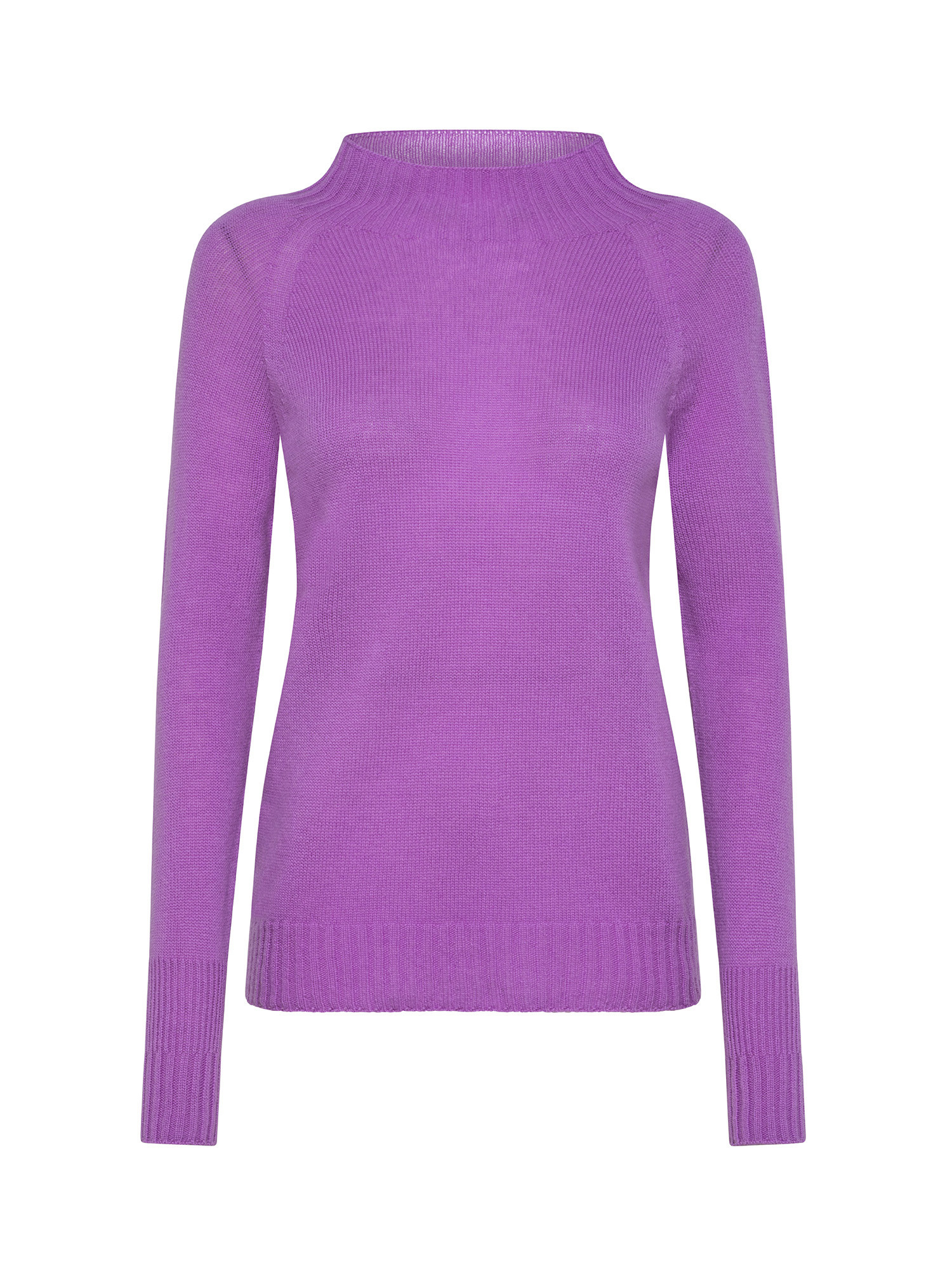 K Collection - Crater neck sweater, Purple Lilac, large image number 0