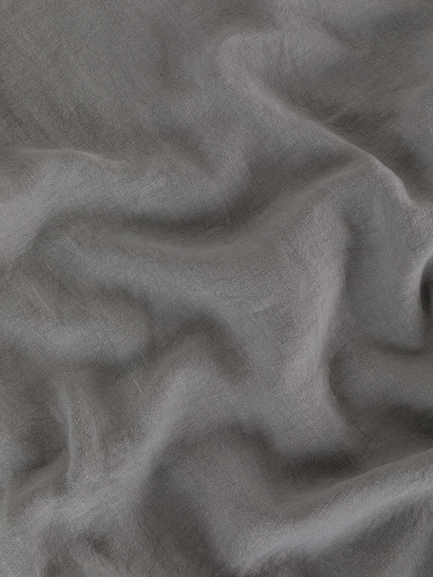 Zefiro plain pure linen sheet, Dark Grey, large image number 2
