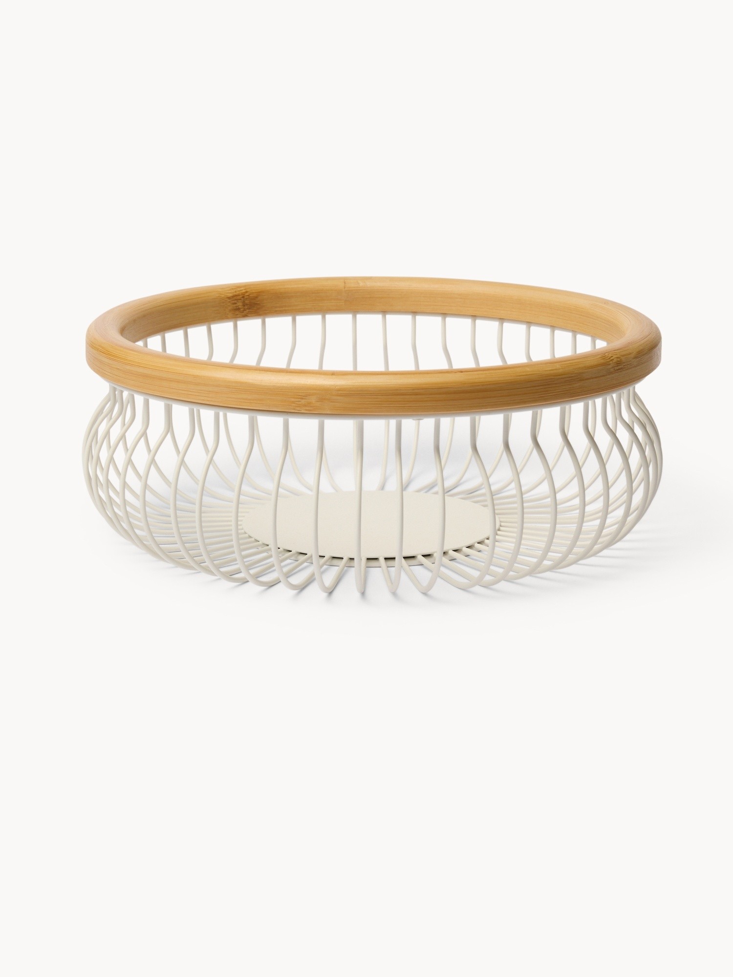 Cesto in ferro smaltato - Prezzo di lancio, Bianco, large image number 0