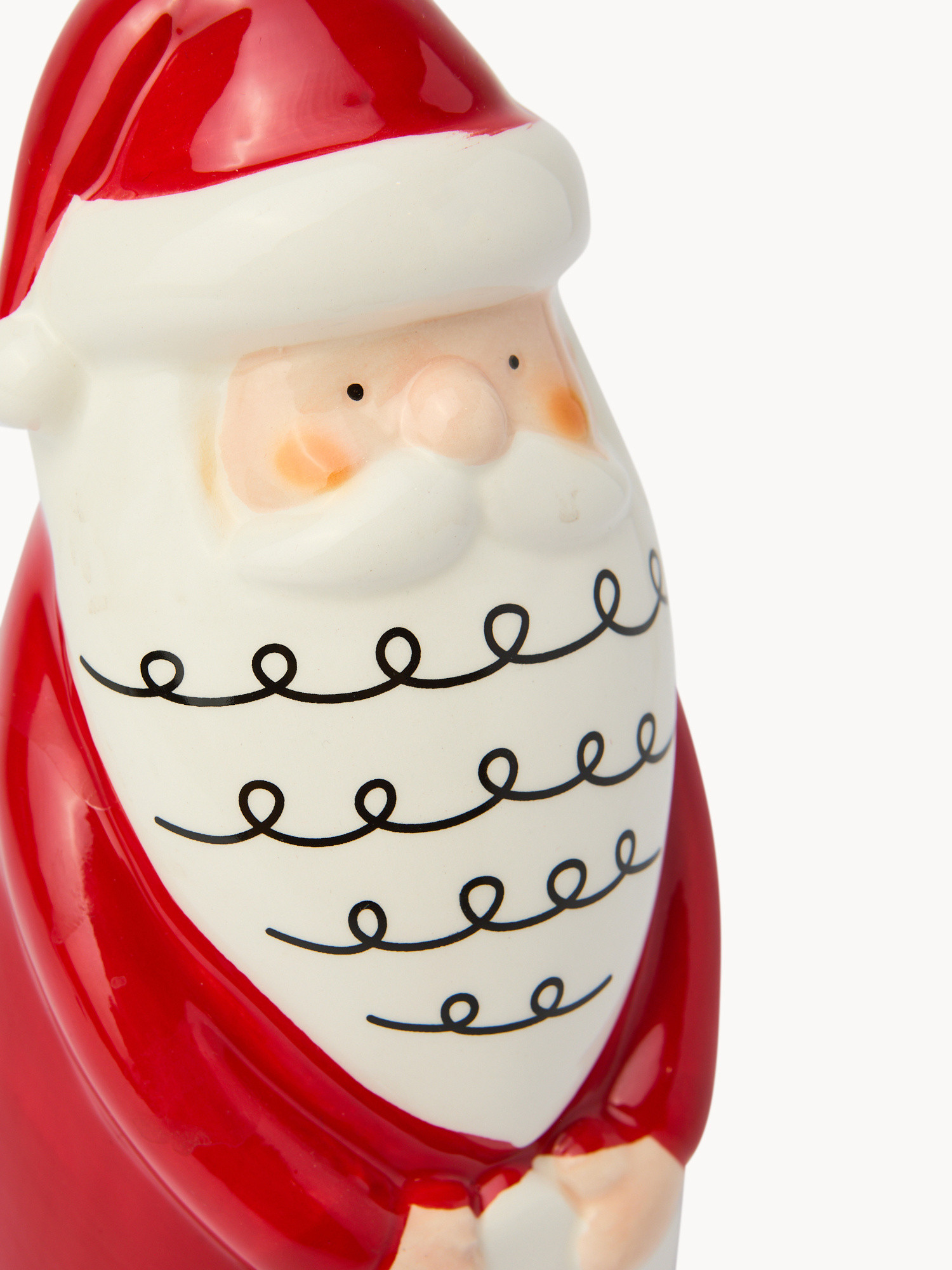 Ceramic decoration with LED light, Red, large image number 1