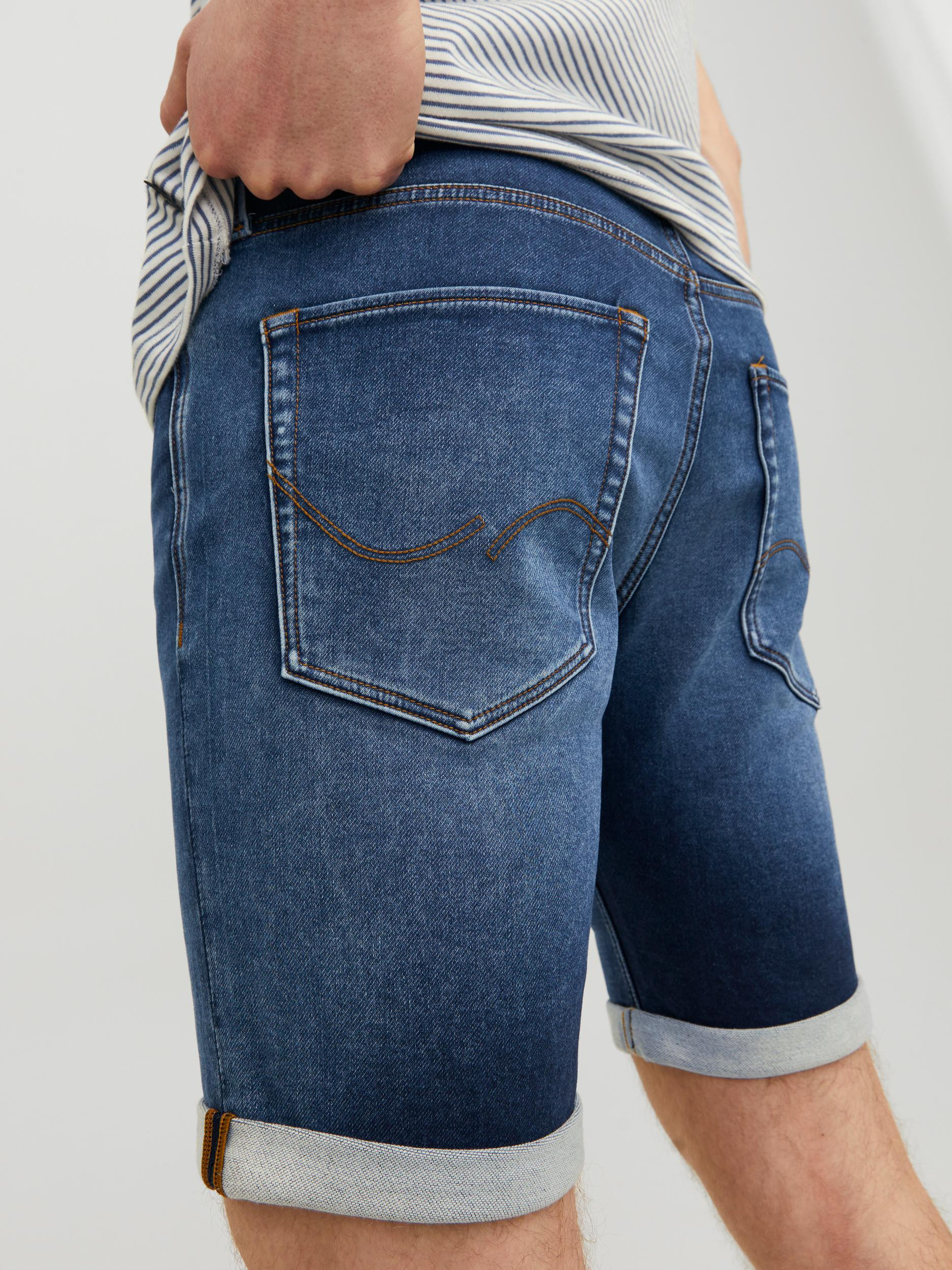 Jack & Jones - Bermuda cinque tasche in jeans, Denim, large image number 3