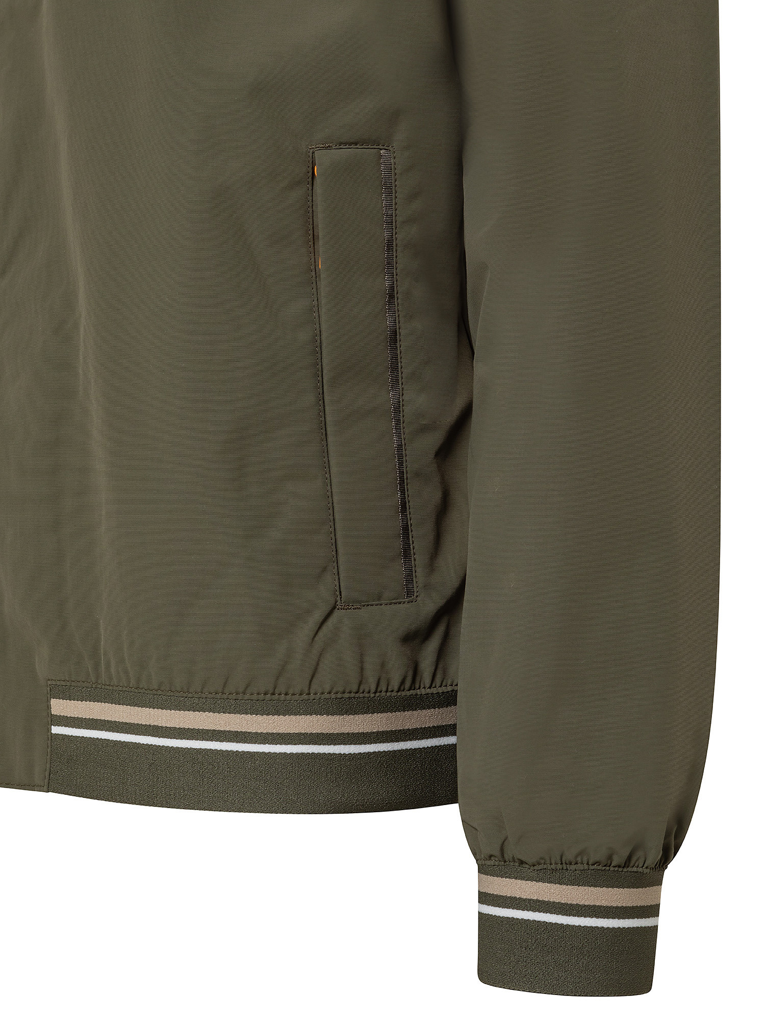 Coastal Cool Hooded Men's Bomber Jacket, Green, large image number 2