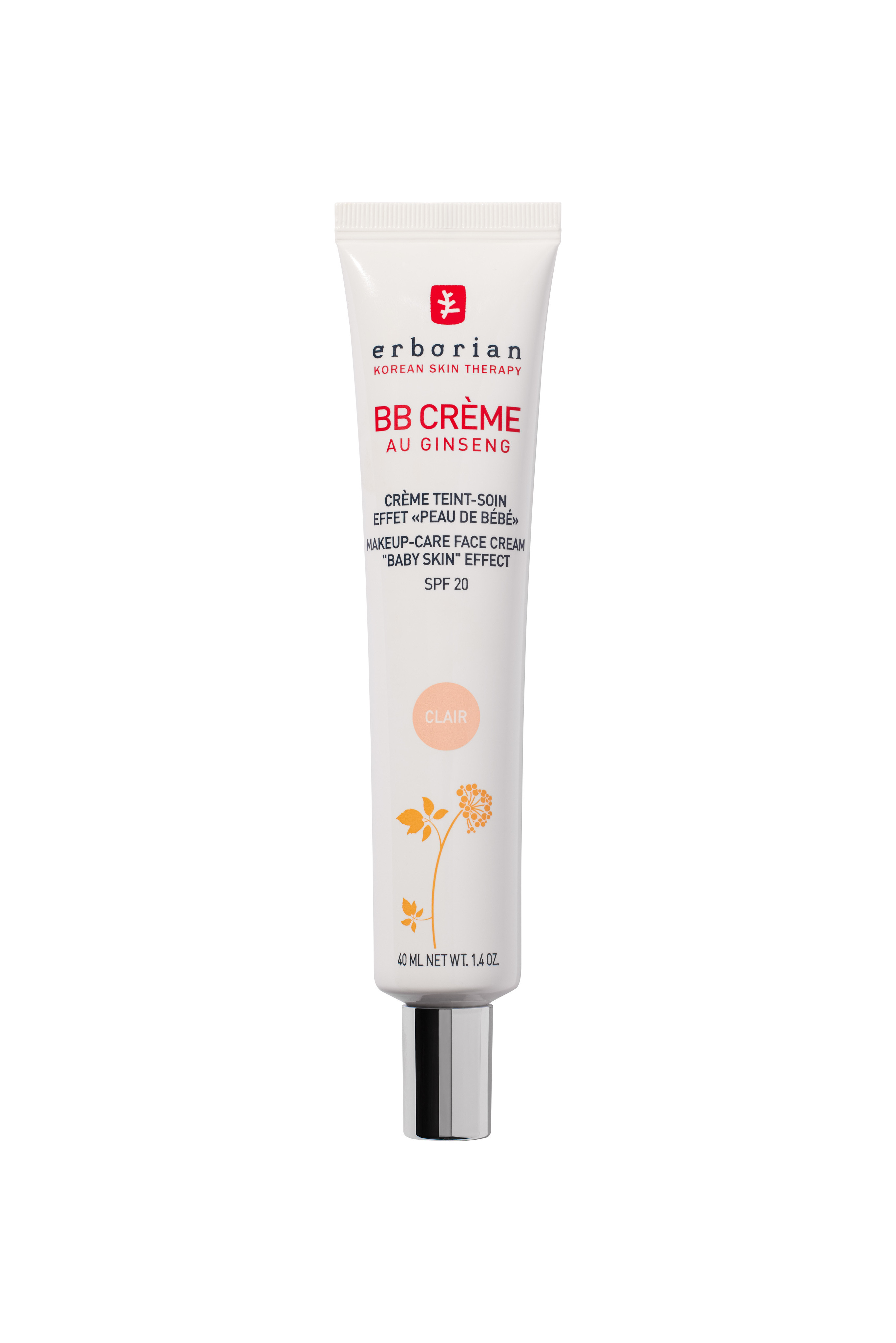 Erborian BB Crème Clair 40ml - Makeup e trattamento 2 in 1, Beige, large image number 0