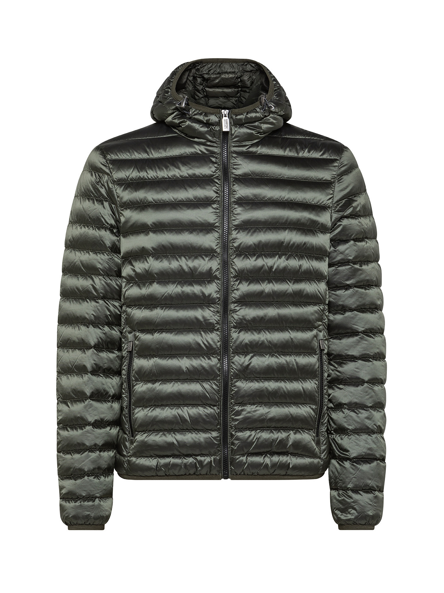 Ciesse Piumini - Down jacket with hood in nylon, Green, large image number 0