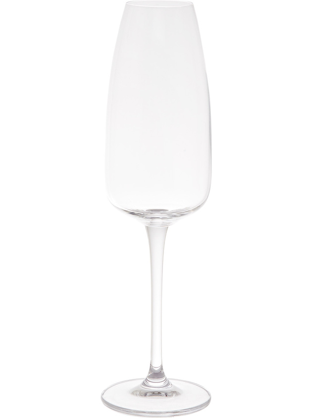 Set 6 calici flute cristallo di Bohemia