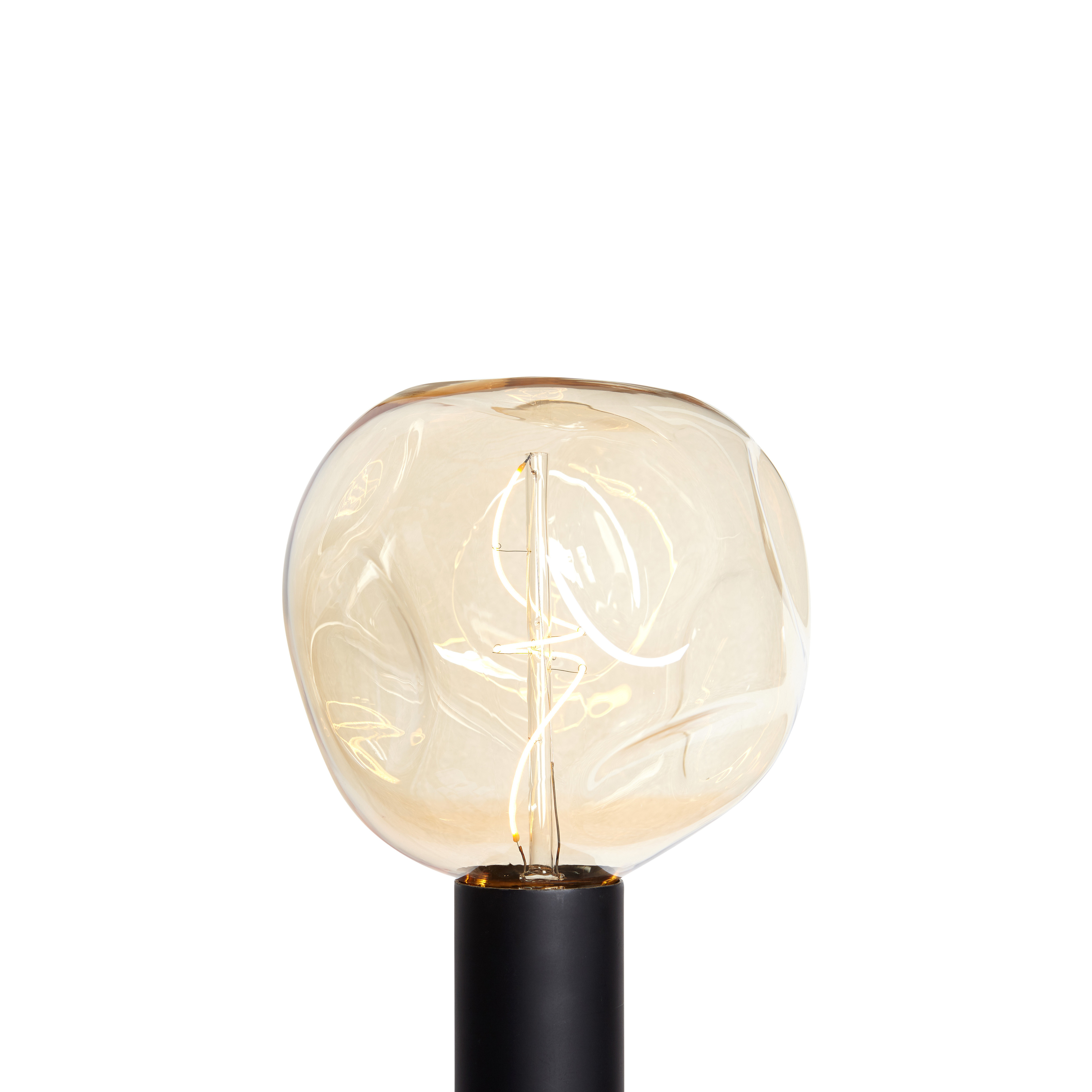 LEDbyLED Amber Bumped bulb, Transparent, large image number 1