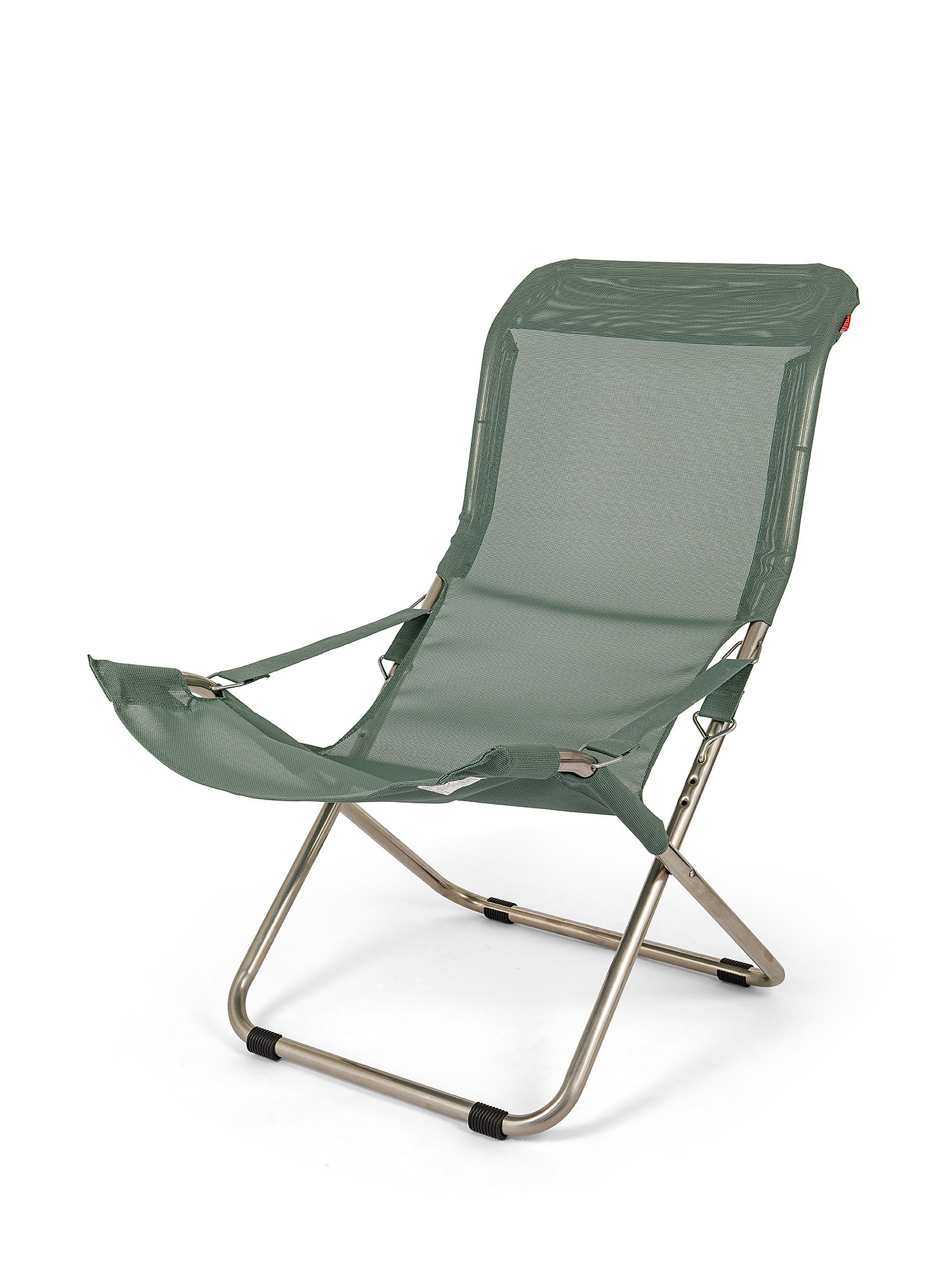 Fiam - Fiesta anatomic adjustable outdoor deck chair, Sage Green, large image number 0