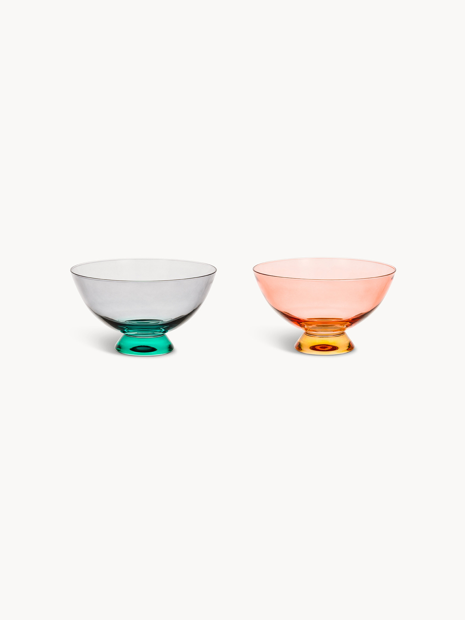 Colored borosilicate glass bowl, Multicolor, large image number 0