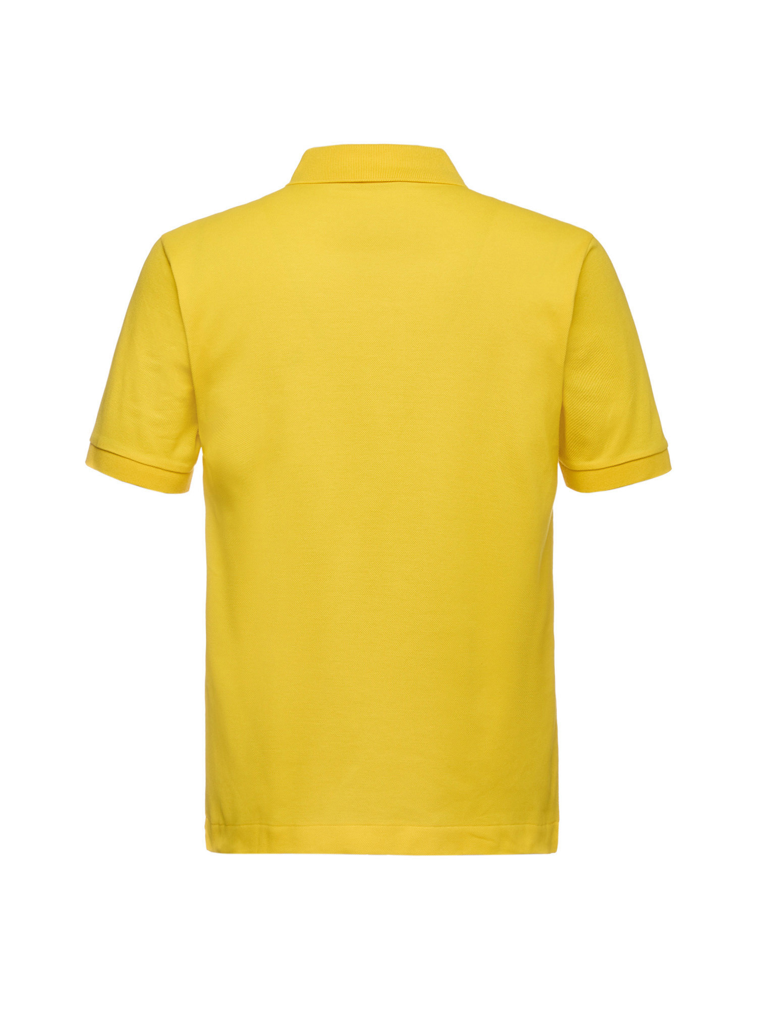 Lacoste - Classic cut polo shirt in petit piquè cotton, Yellow, large image number 1