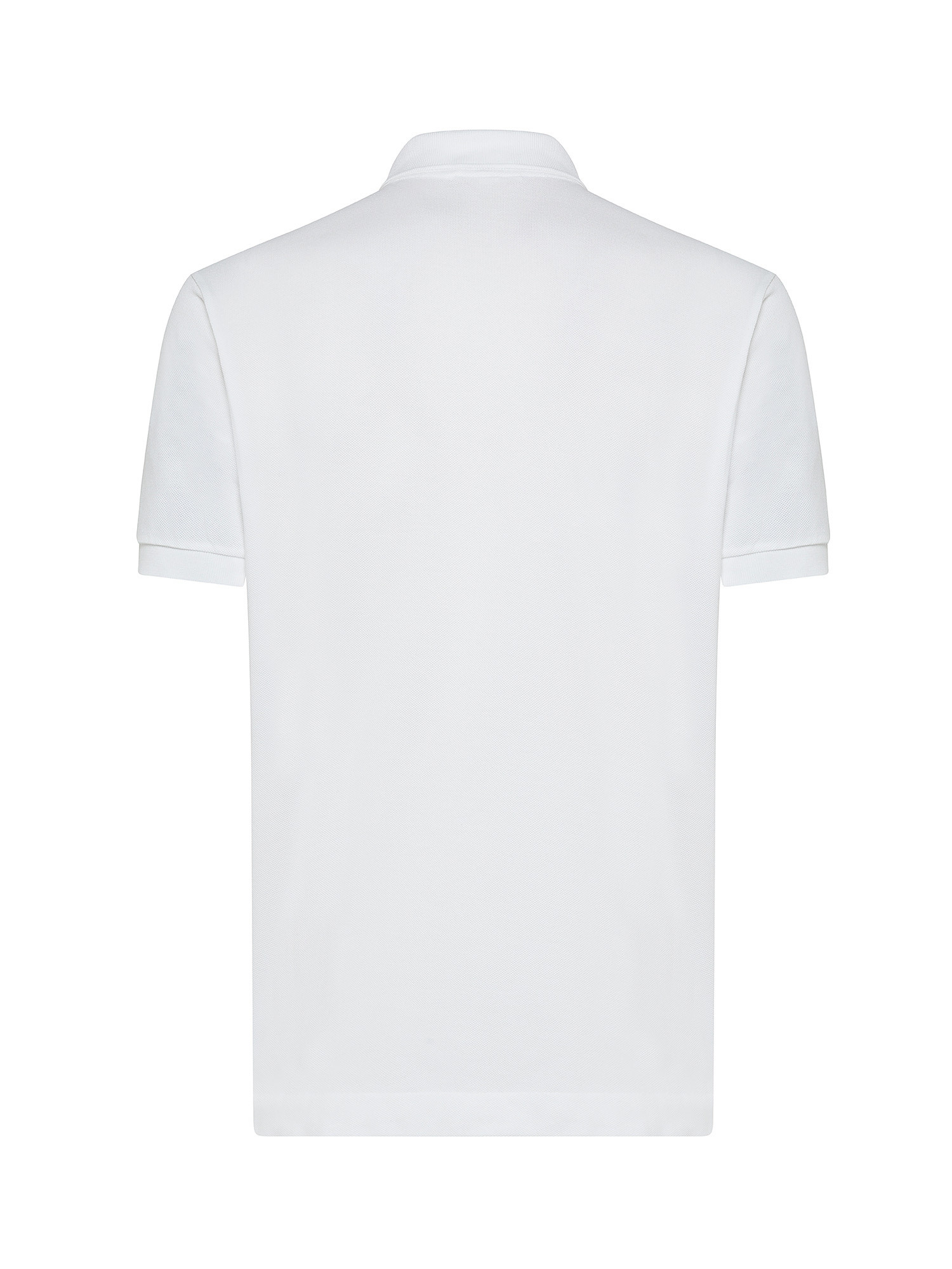 Lacoste - Classic cut polo shirt in petit piquè cotton, White, large image number 1