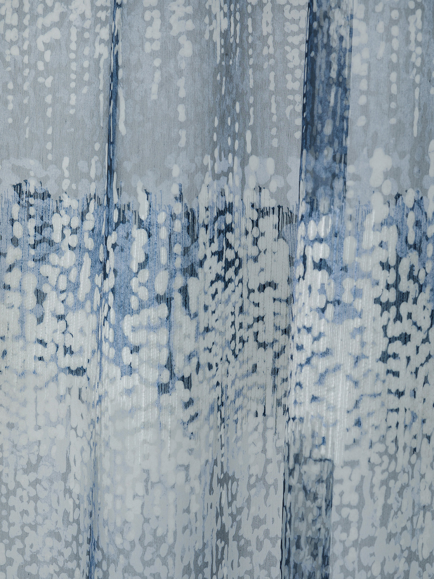 Curtain 140x280 geometric pattern, Blue, large image number 3