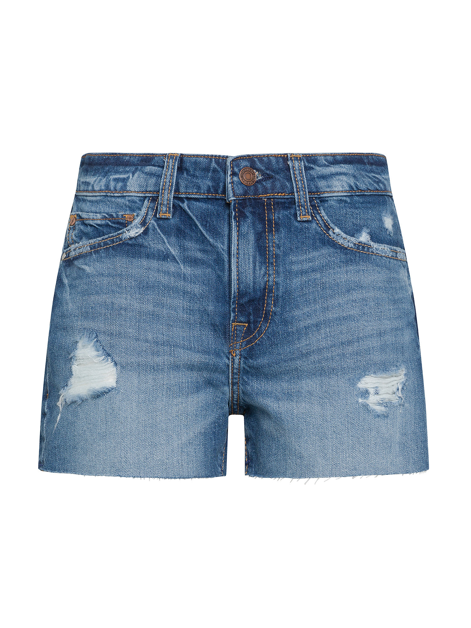 GUESS - Denim shorts, with medium waist, Denim, large image number 0