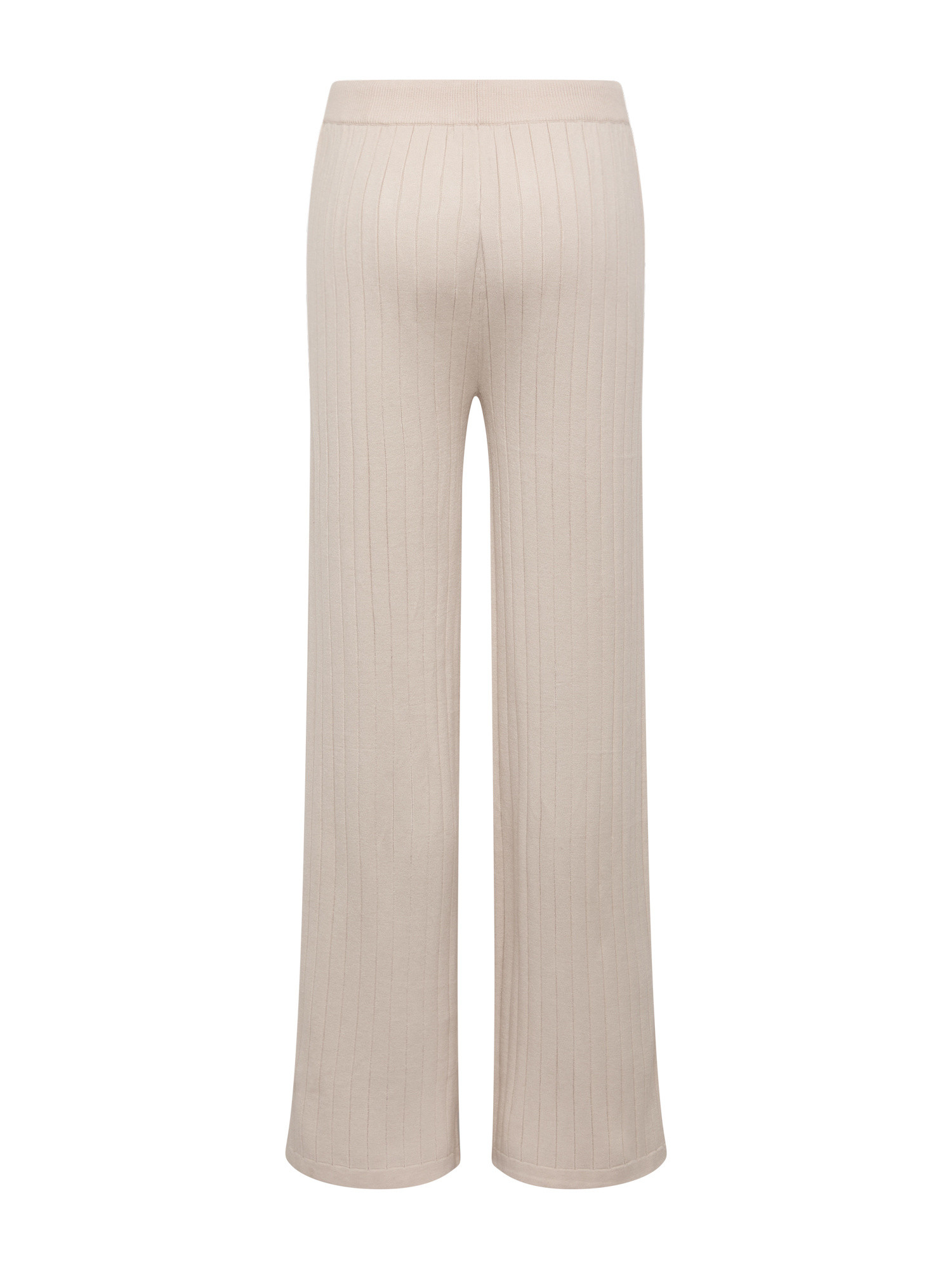 Koan - Ribbed knit trousers, Beige, large image number 1