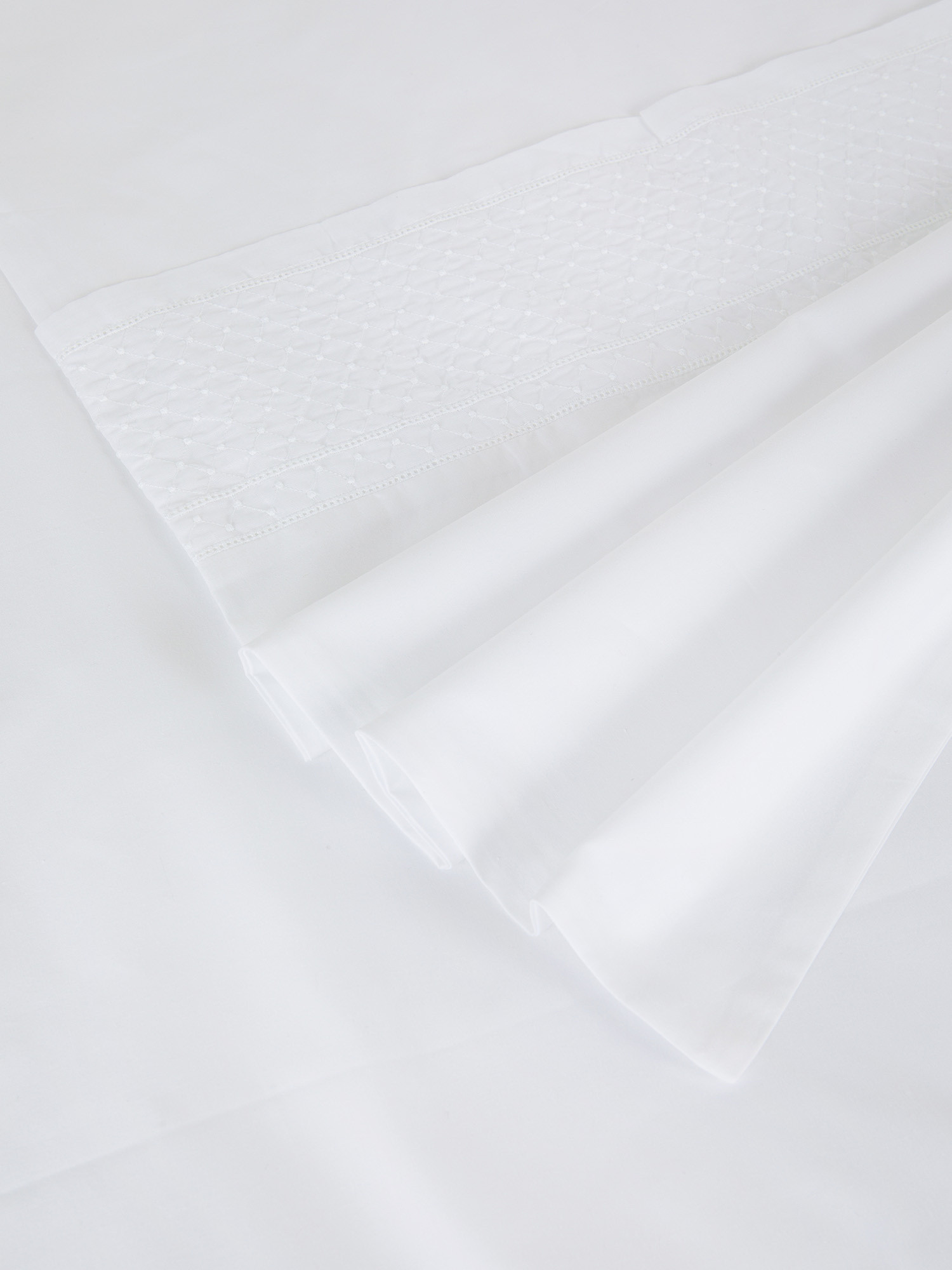 Duvet cover in fine cotton percale Portofino, White, large image number 3