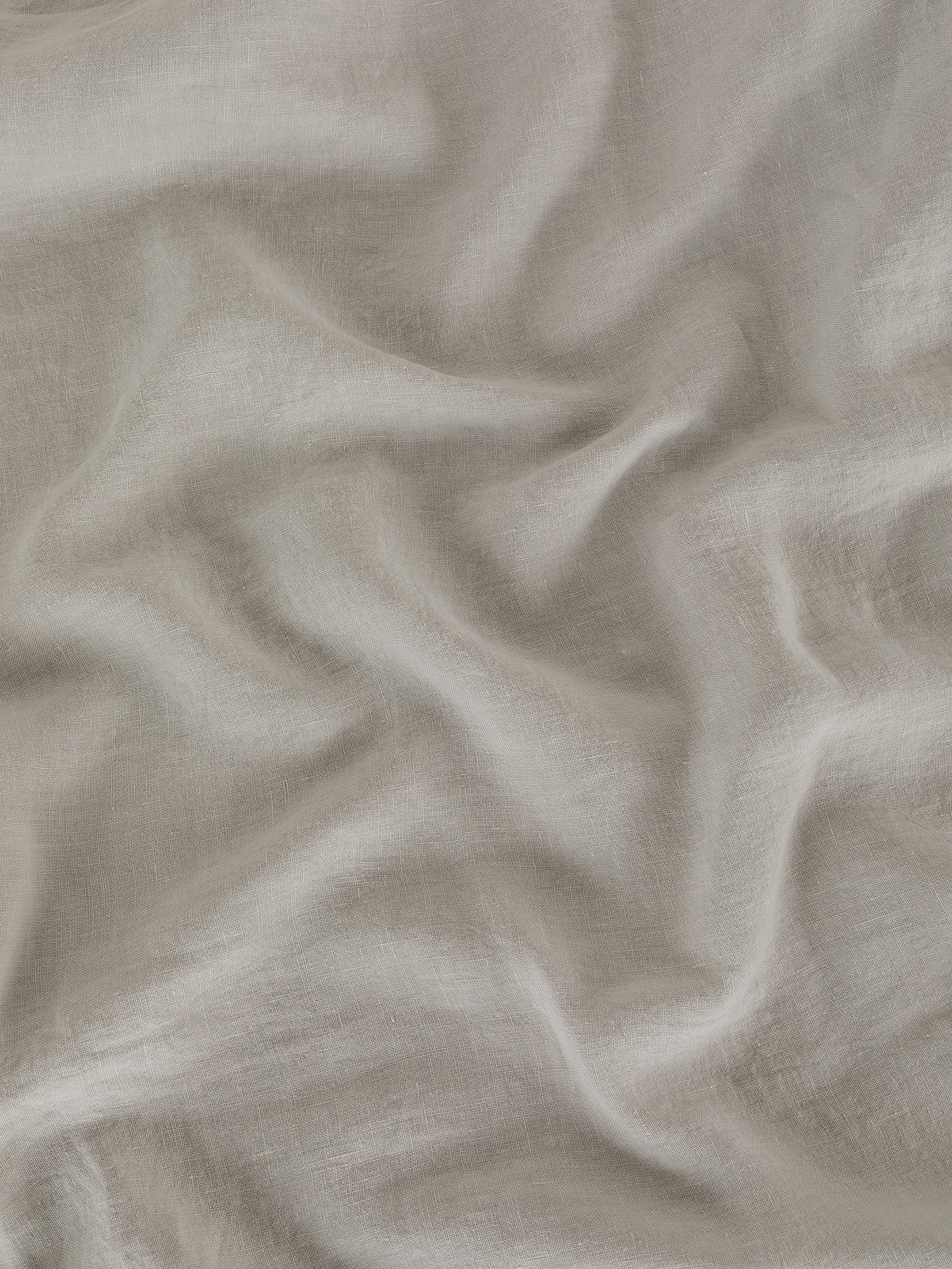 Zefiro plain pure linen sheet, Light Grey, large image number 2