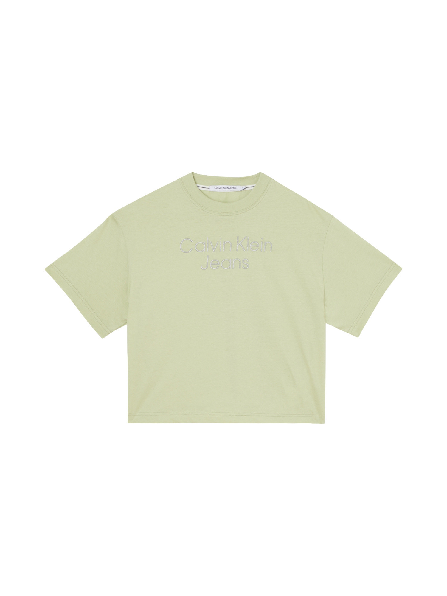 T-shirt con logo, Verde chiaro, large