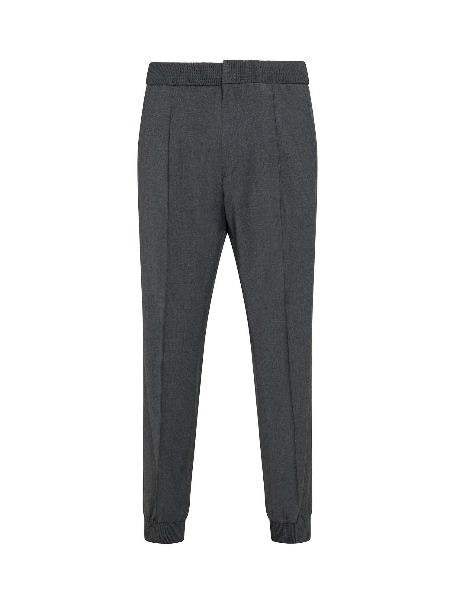 Hugo - Pantaloni con elastico, Grigio scuro, large image number 0