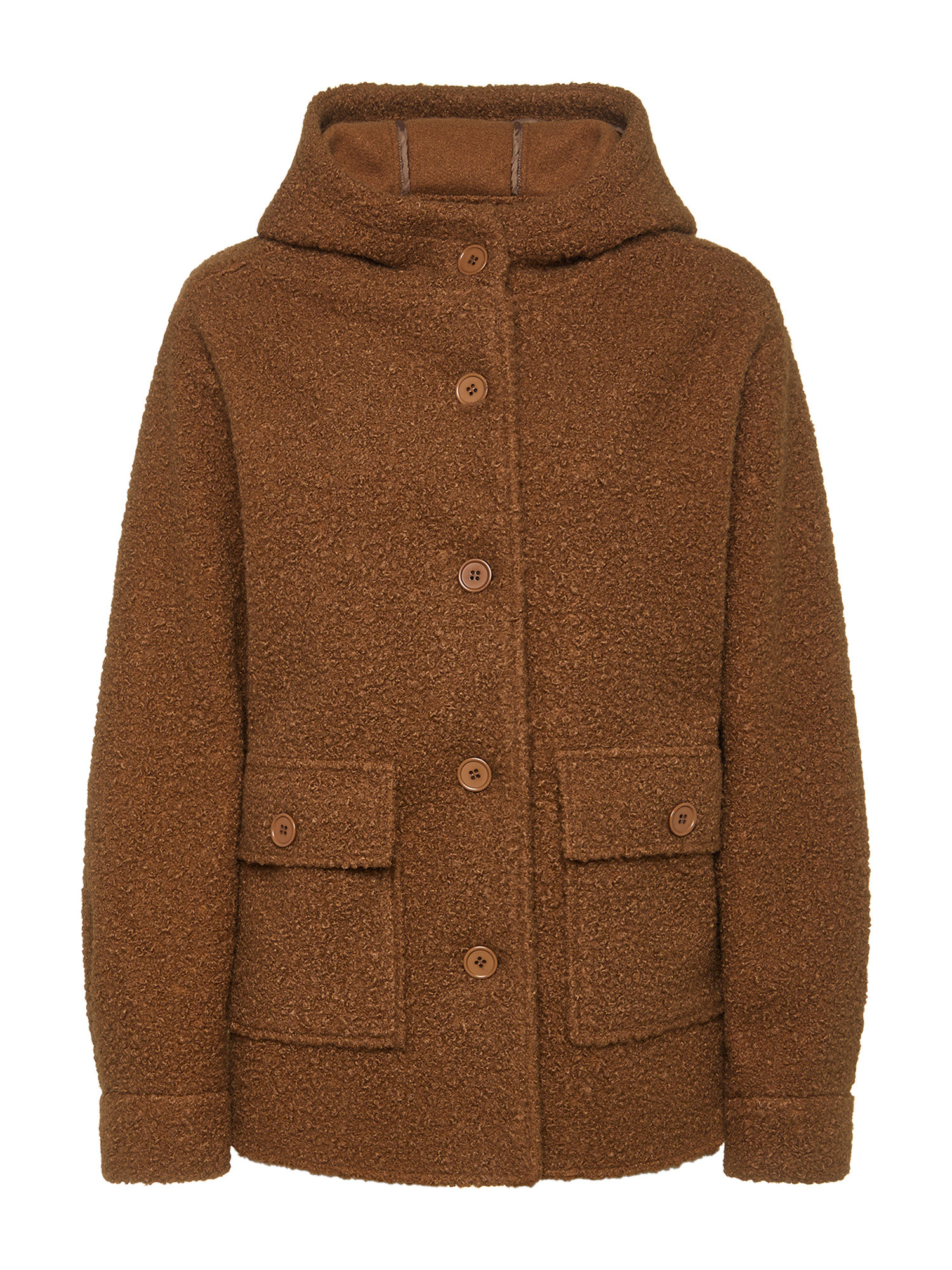 Koan - Short jacket with hood, Camel, large image number 0