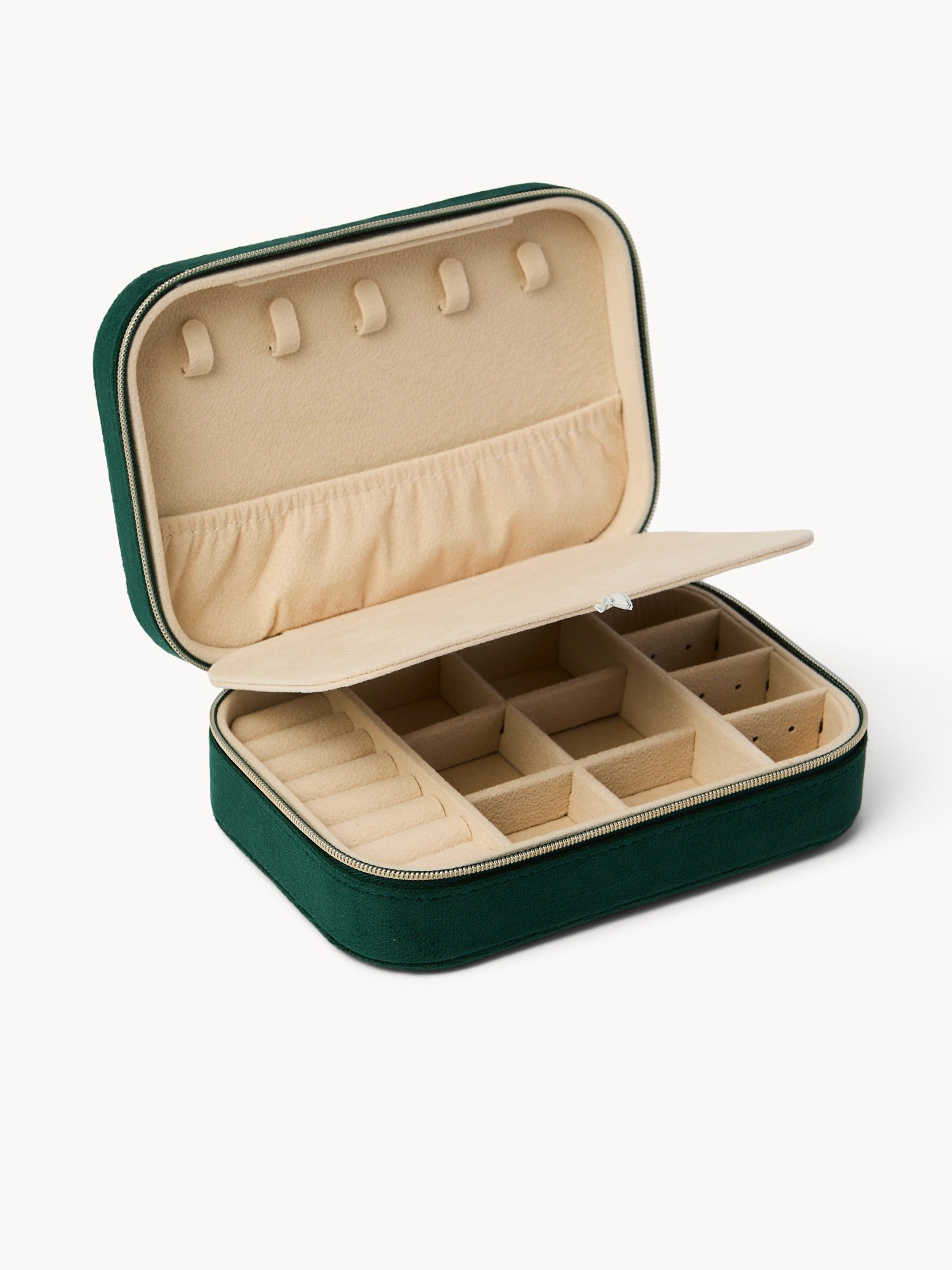 Portagioie in velluto, Blu, large image number 1