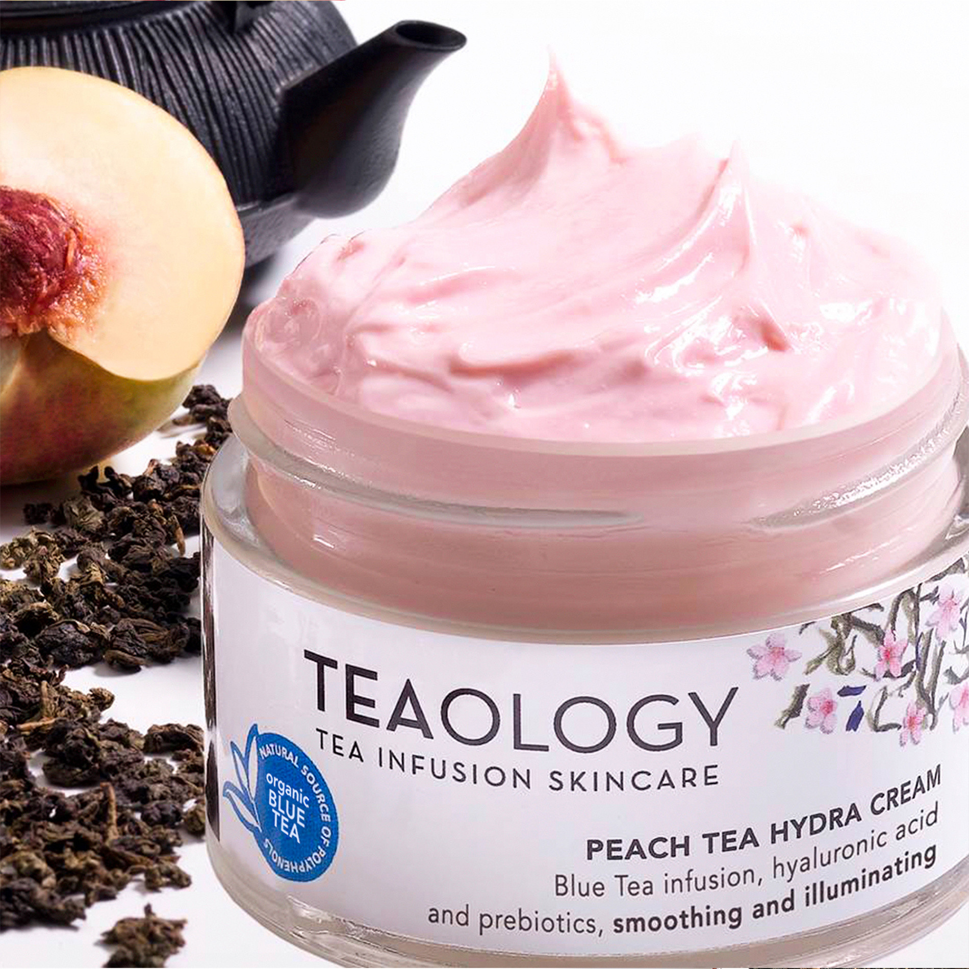 Teaology Peach Tea Hydra Cream 50 ml, Bianco, large image number 2