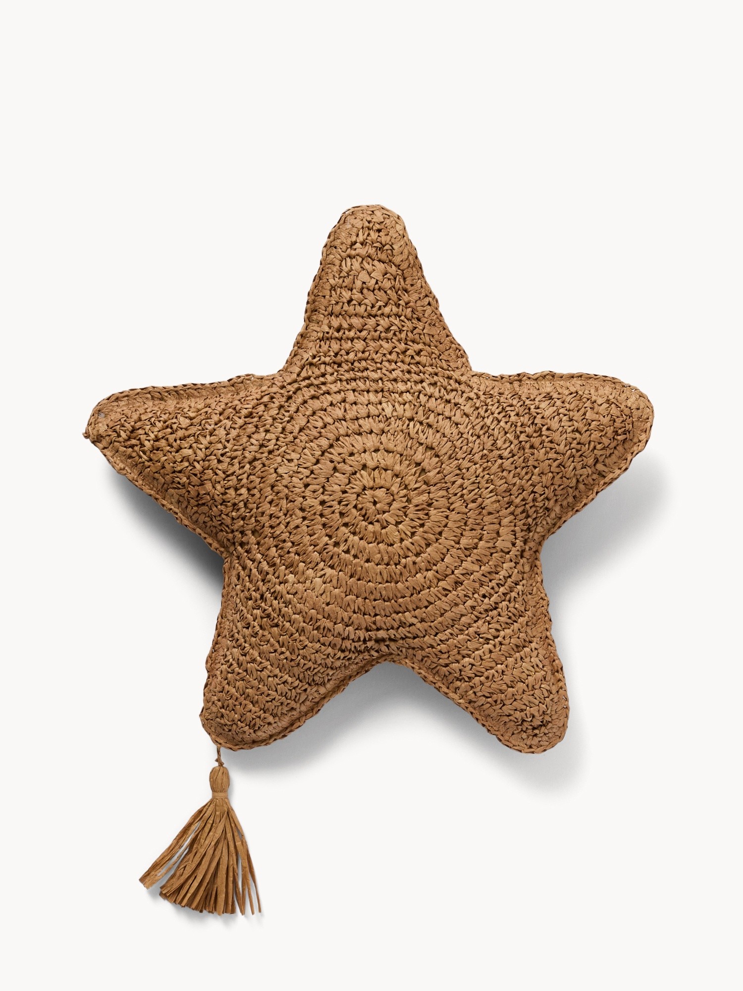 Cuscino con ricamo geometrico, Naturale, large image number 1