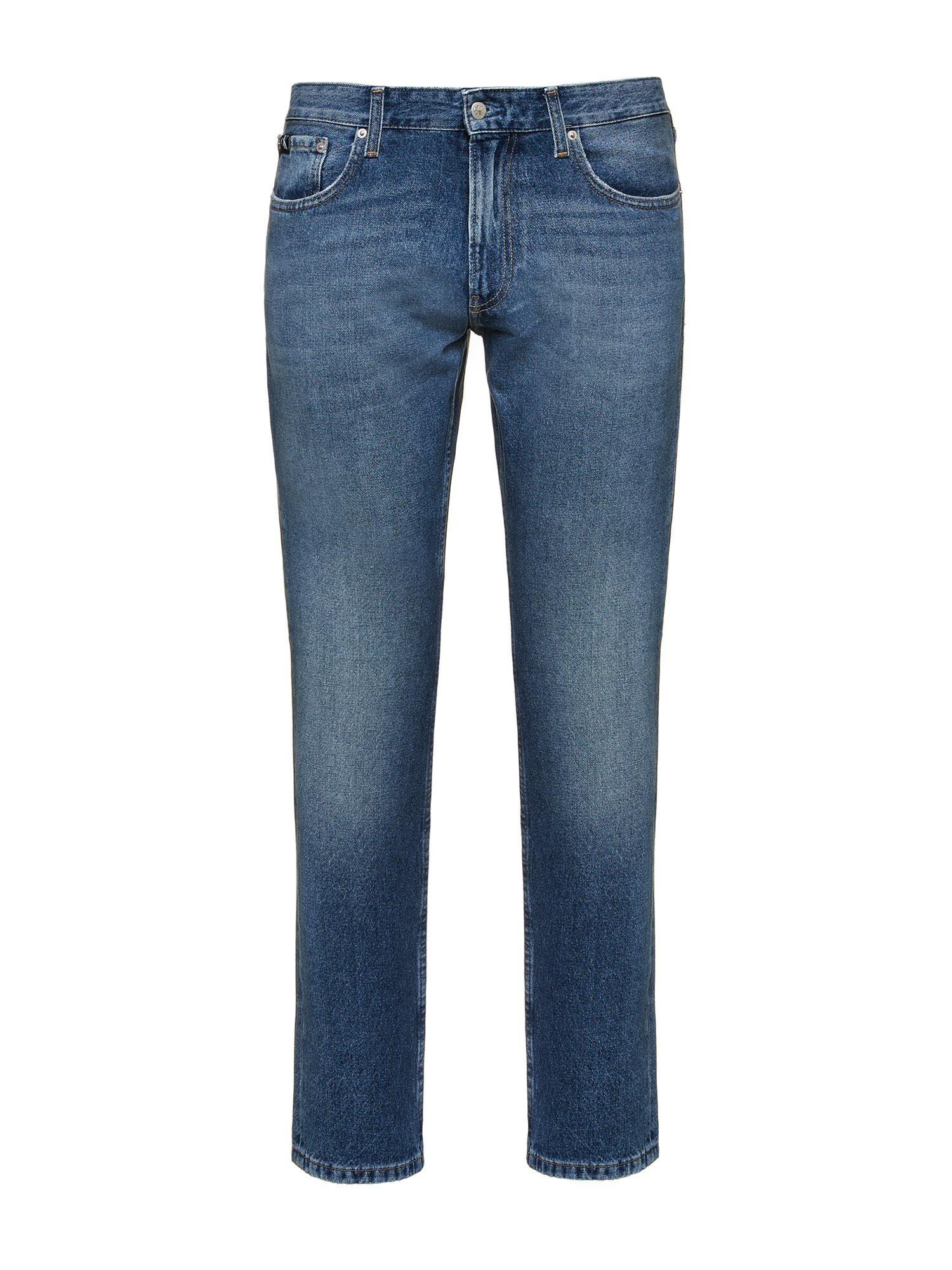 Calvin Klein Jeans -Straight leg five-pocket jeans, Denim, large image number 0