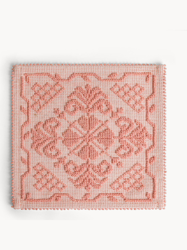 Sardinian placemat in solid color pure cotton