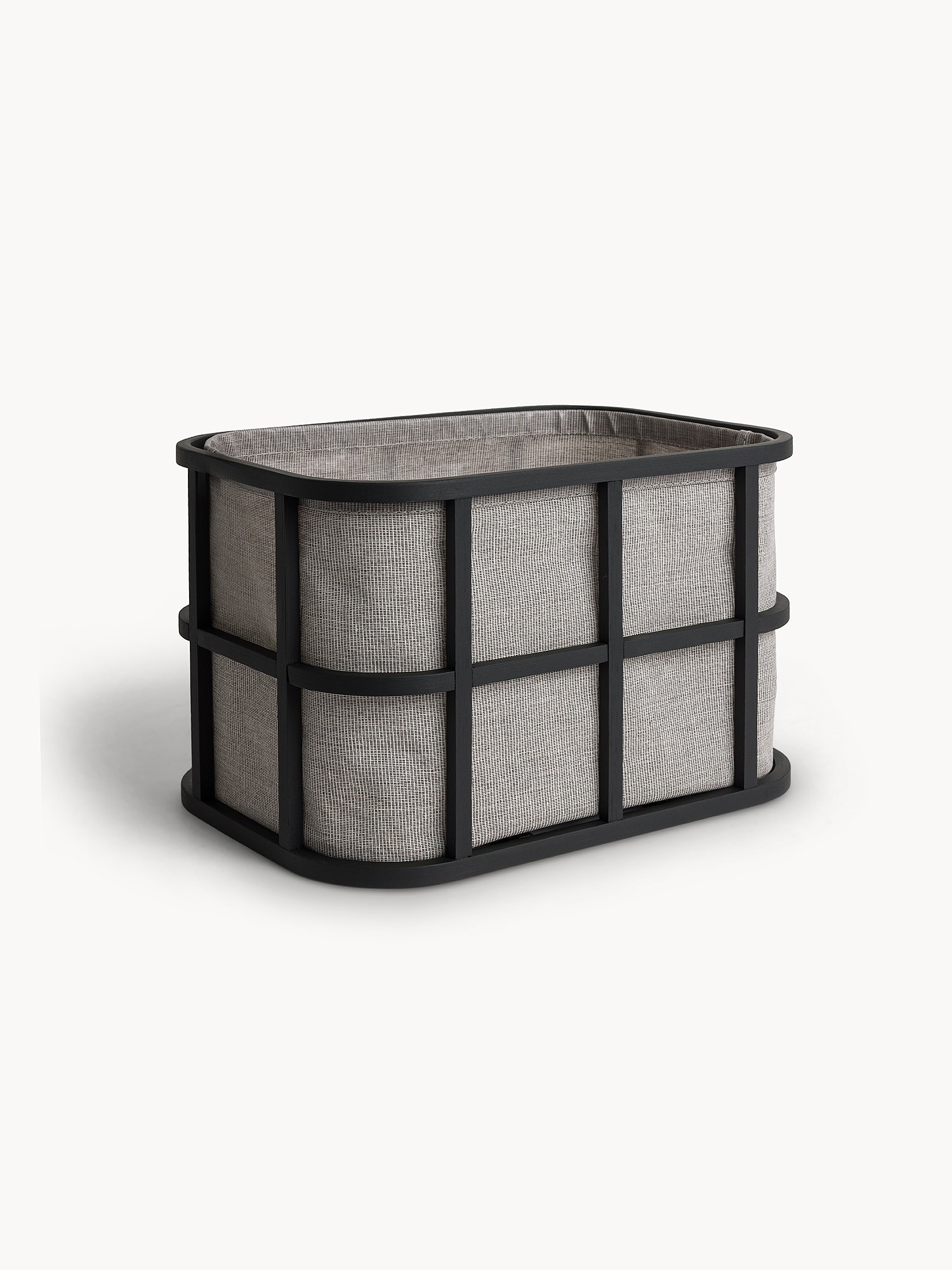 Cesto in stile moderno, Grigio, large image number 0