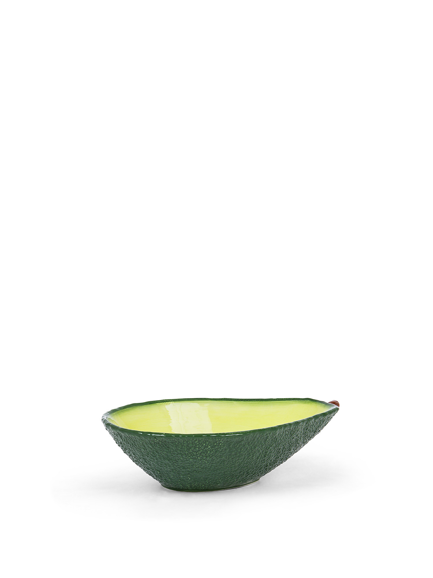 Avocado ceramic bowl, Green, large image number 0