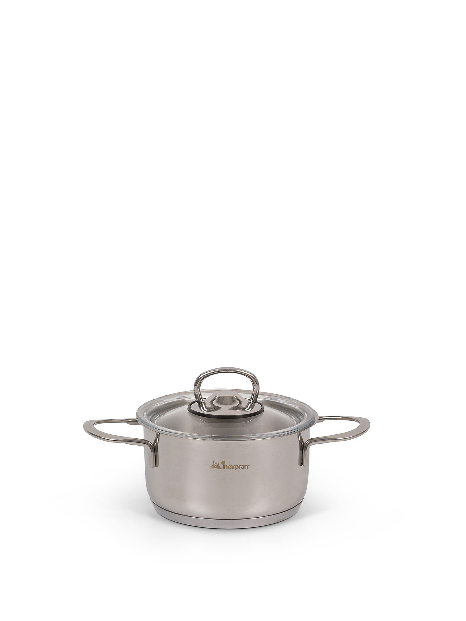 Casserole with lid 14 cm, Silver Grey, large image number 0