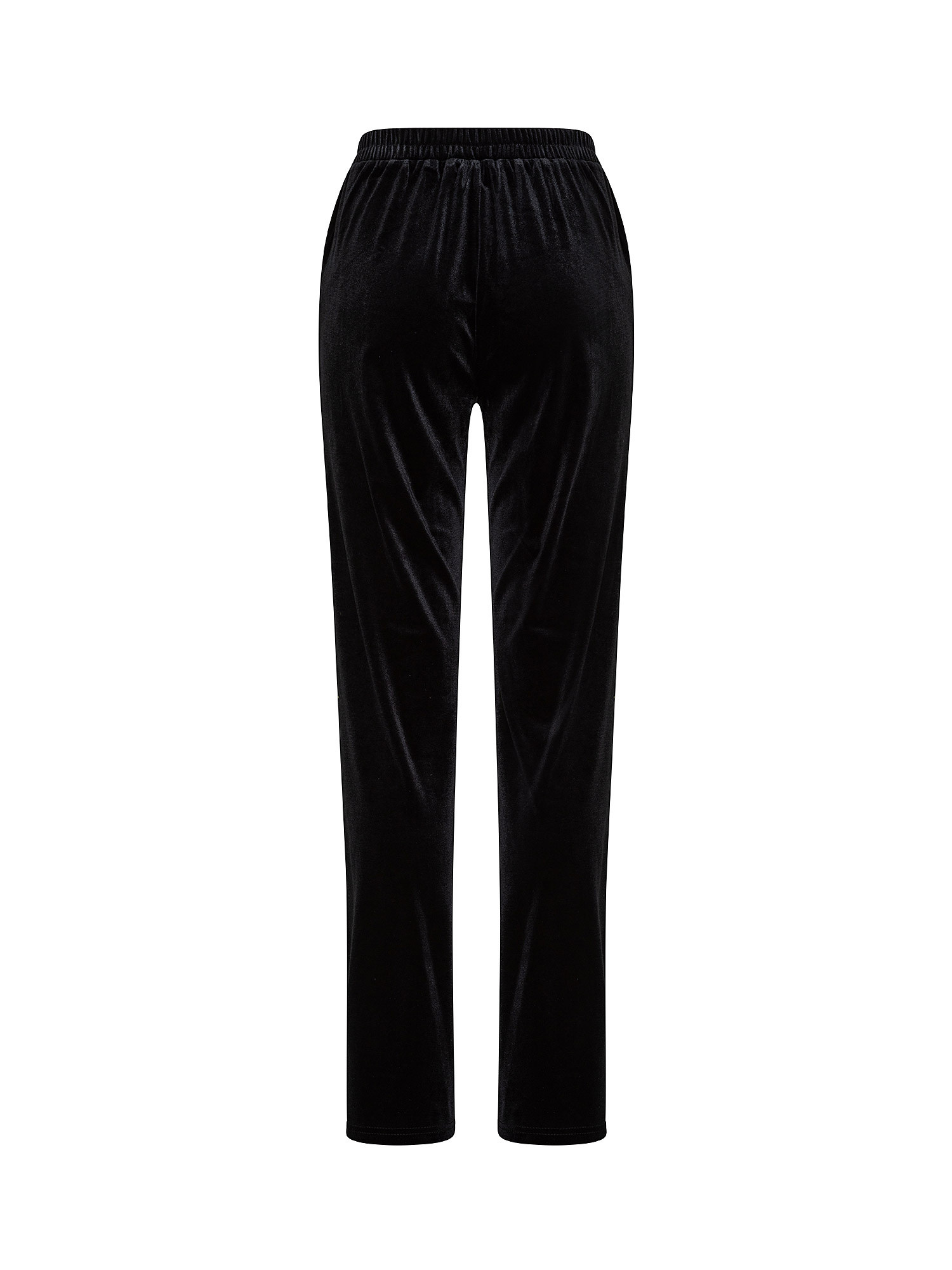 Chenille trousers, Black, large image number 1