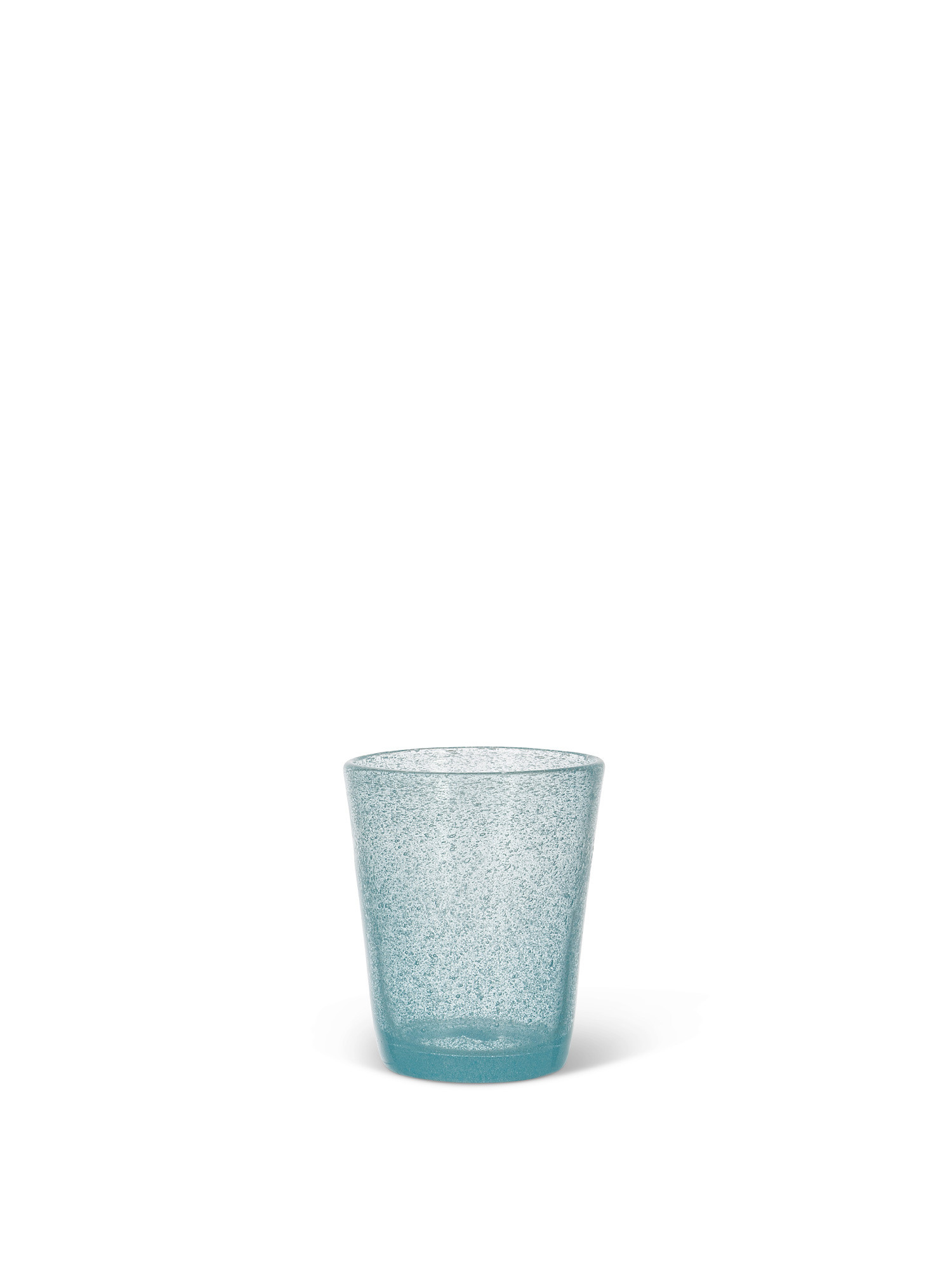 Bicchiere vetro colorato in pasta Matera, Azzurro, large image number 0