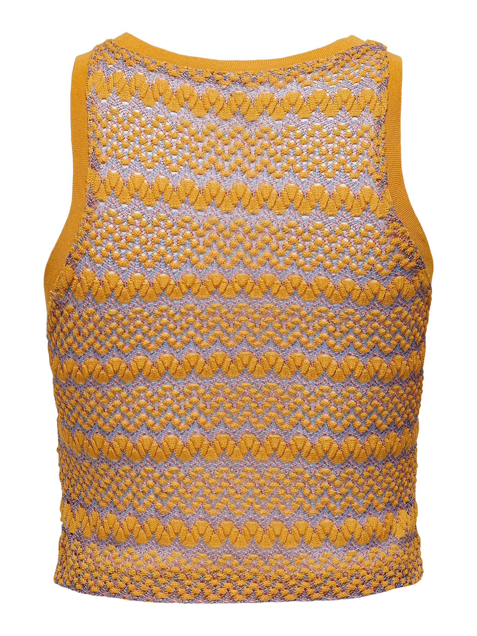 Only - Cropped fit top, Ocra Yellow, large image number 1
