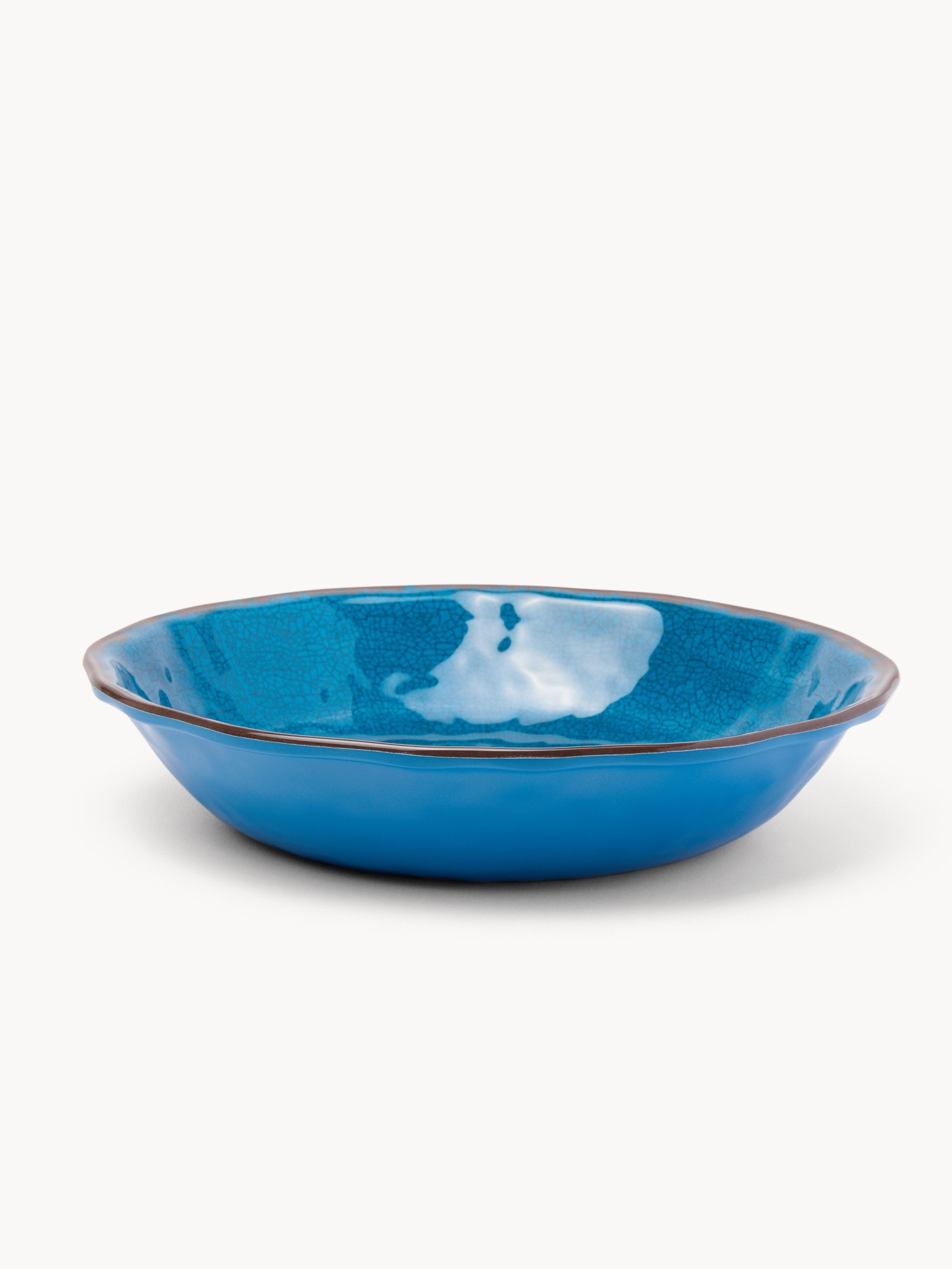 Blue Melamine Salad Bowl - Introductory Price, Blue, large image number 0