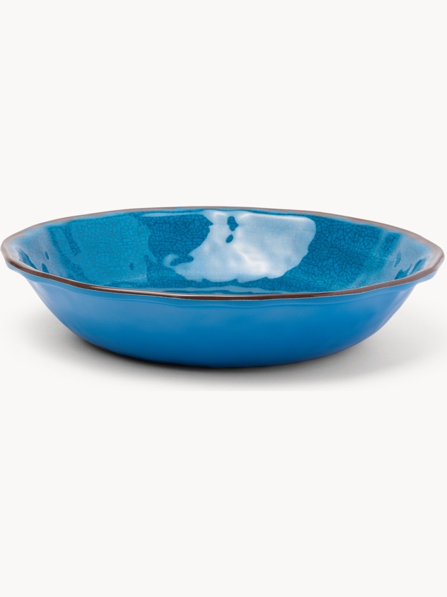 Blue Melamine Salad Bowl - Introductory Price