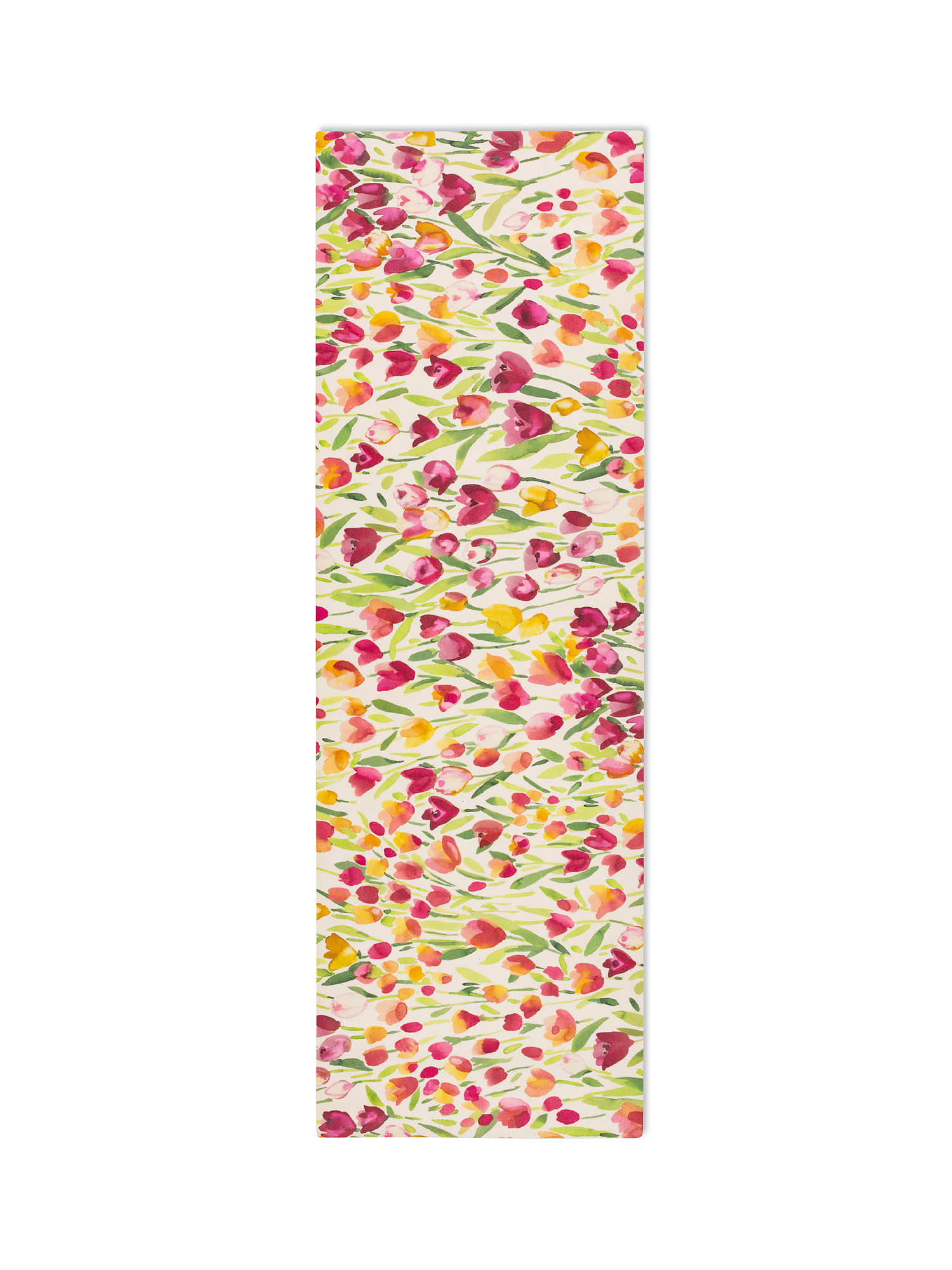 PVC kitchen rug with tulip print, Multicolor, large image number 0