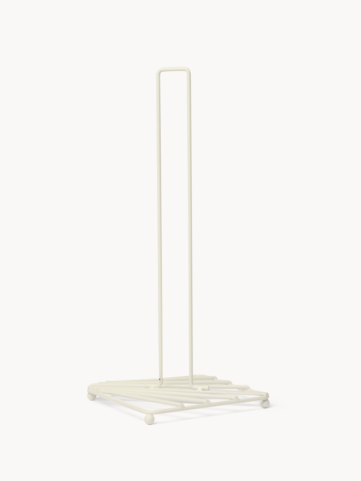 Porta rotolo in ferro smaltato - Prezzo di lancio, Bianco, large image number 0