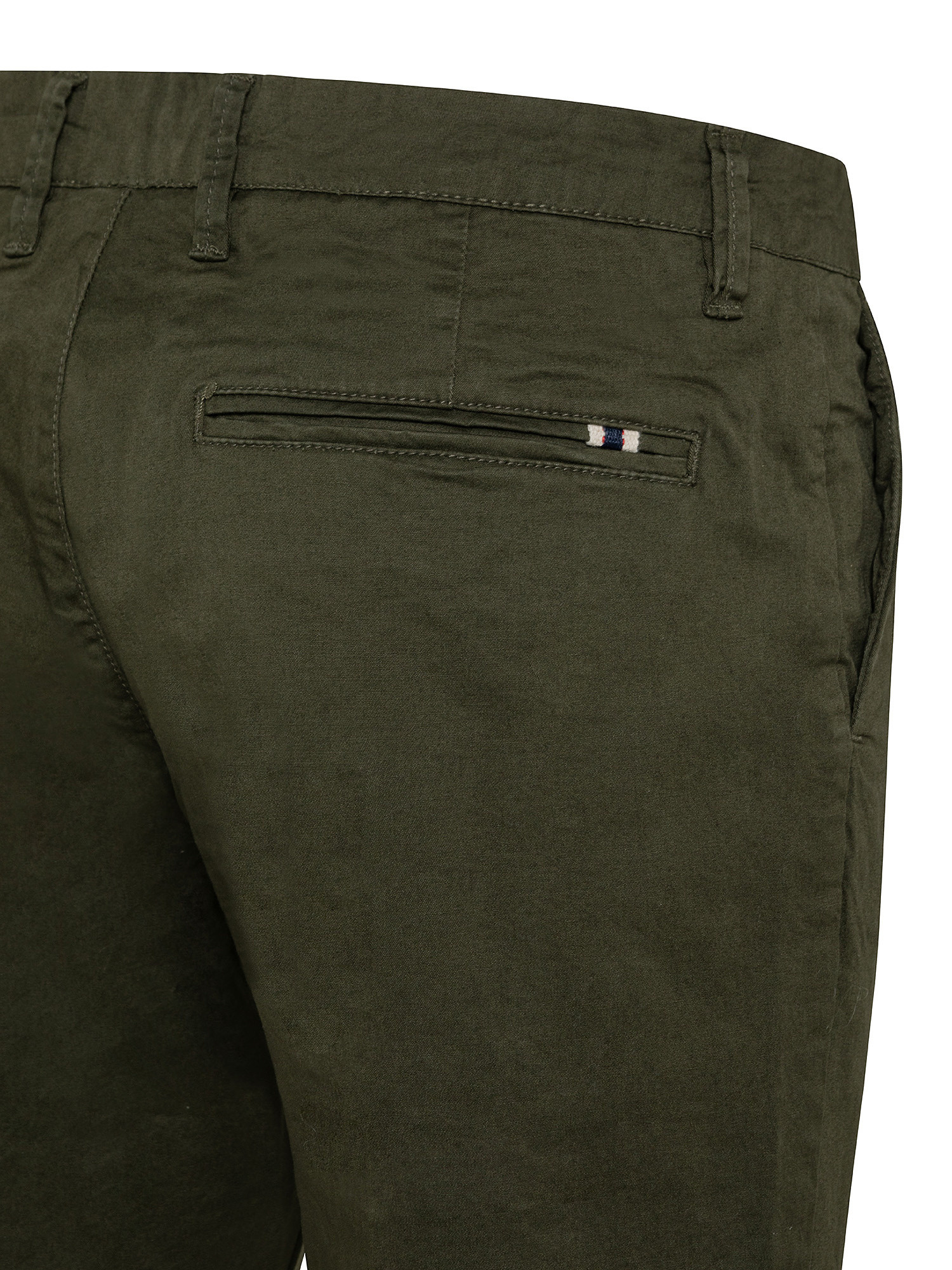 Pantalone chinos cotone stretch, Verde, large image number 2