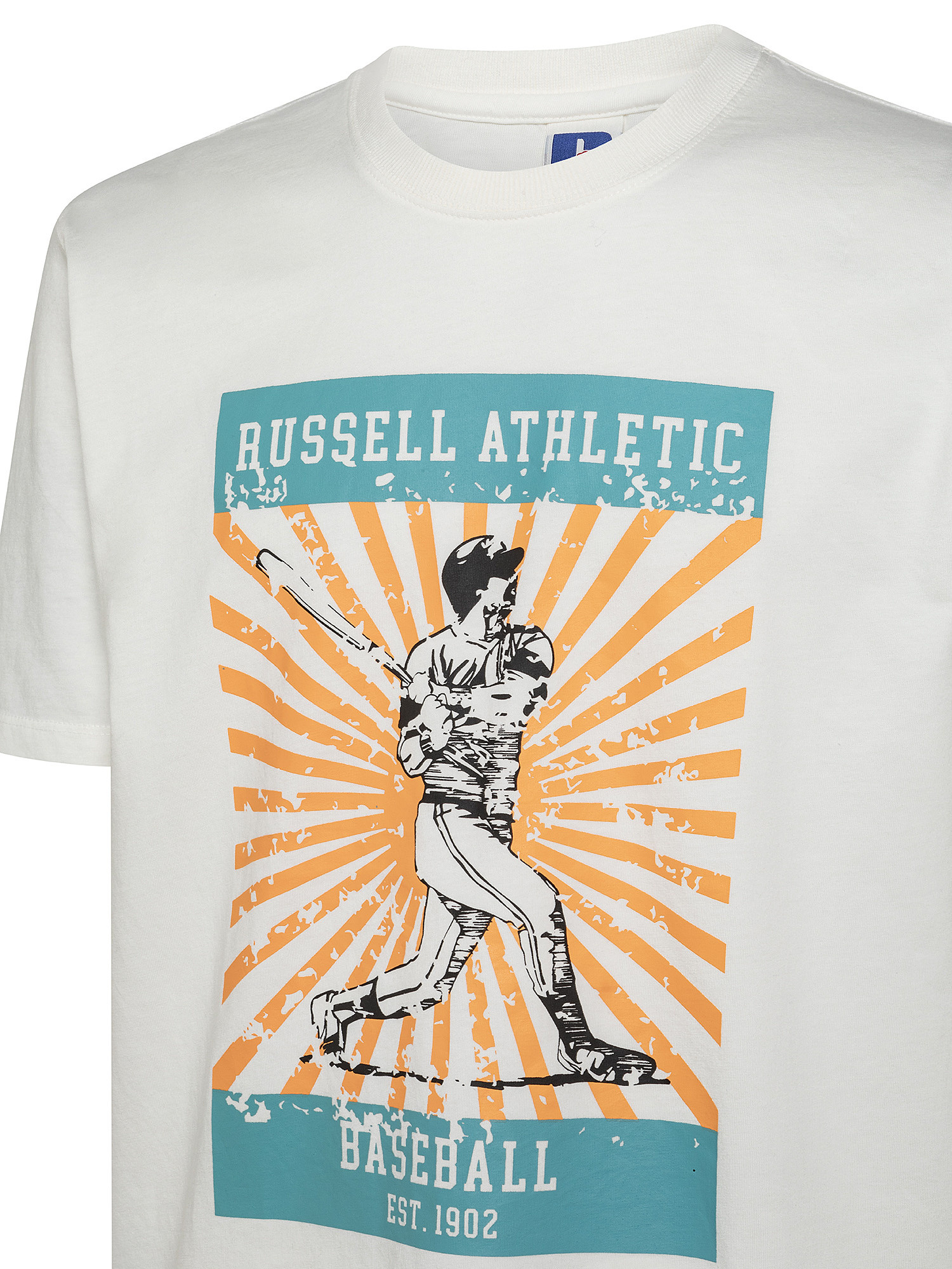 T-Shirt Baseball Ted, Bianco, large image number 2