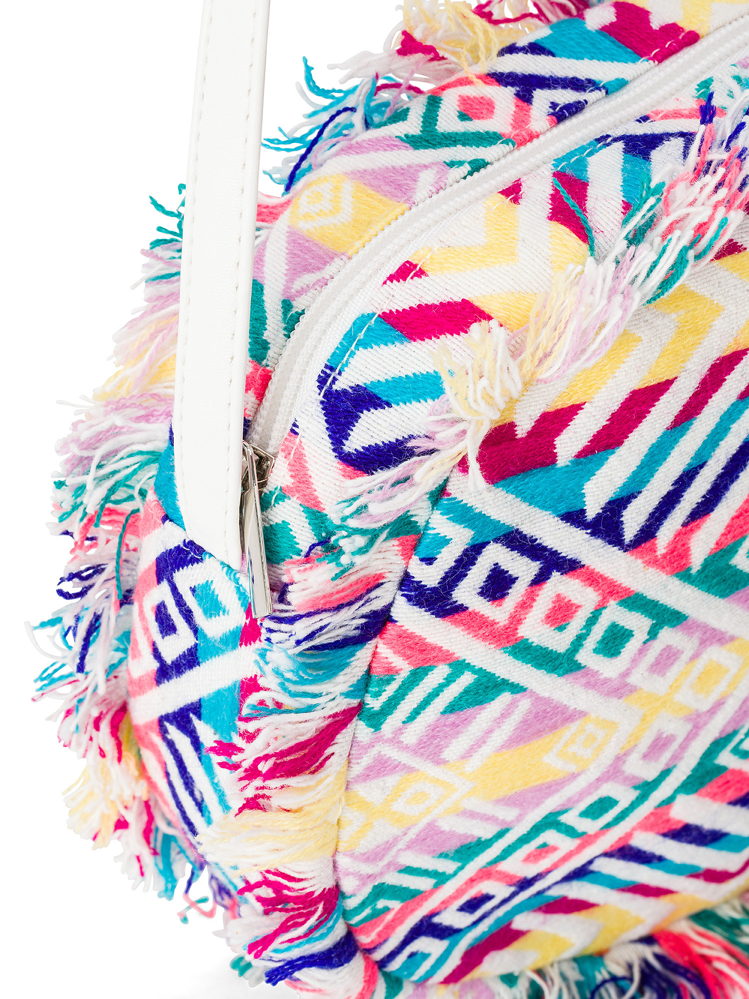 Koan - Patterned round shoulder bag, Multicolor, large image number 2