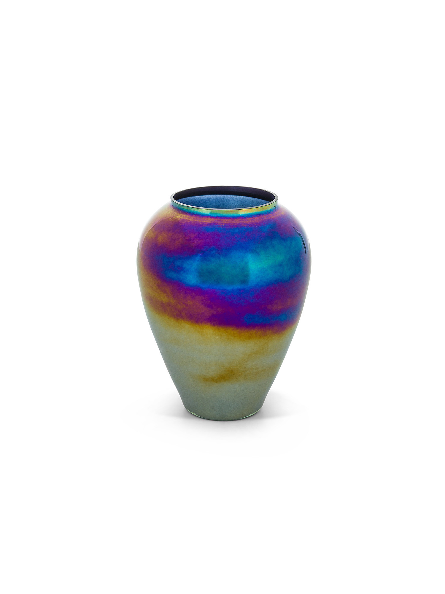 Vaso in vetro effetto opalescente, Multicolor, large image number 0